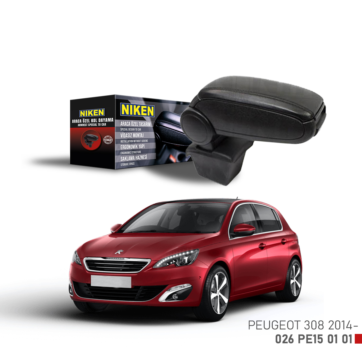 Niken%20Peugeot%20308%202014%20Sonrası%20Araca%20Özel%20Kol%20Dayama%20Siyah