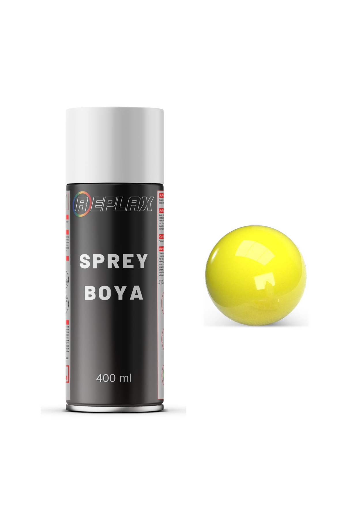 Motorsiklet Boyası Açık Sarı Sprey Boya 400 Ml.