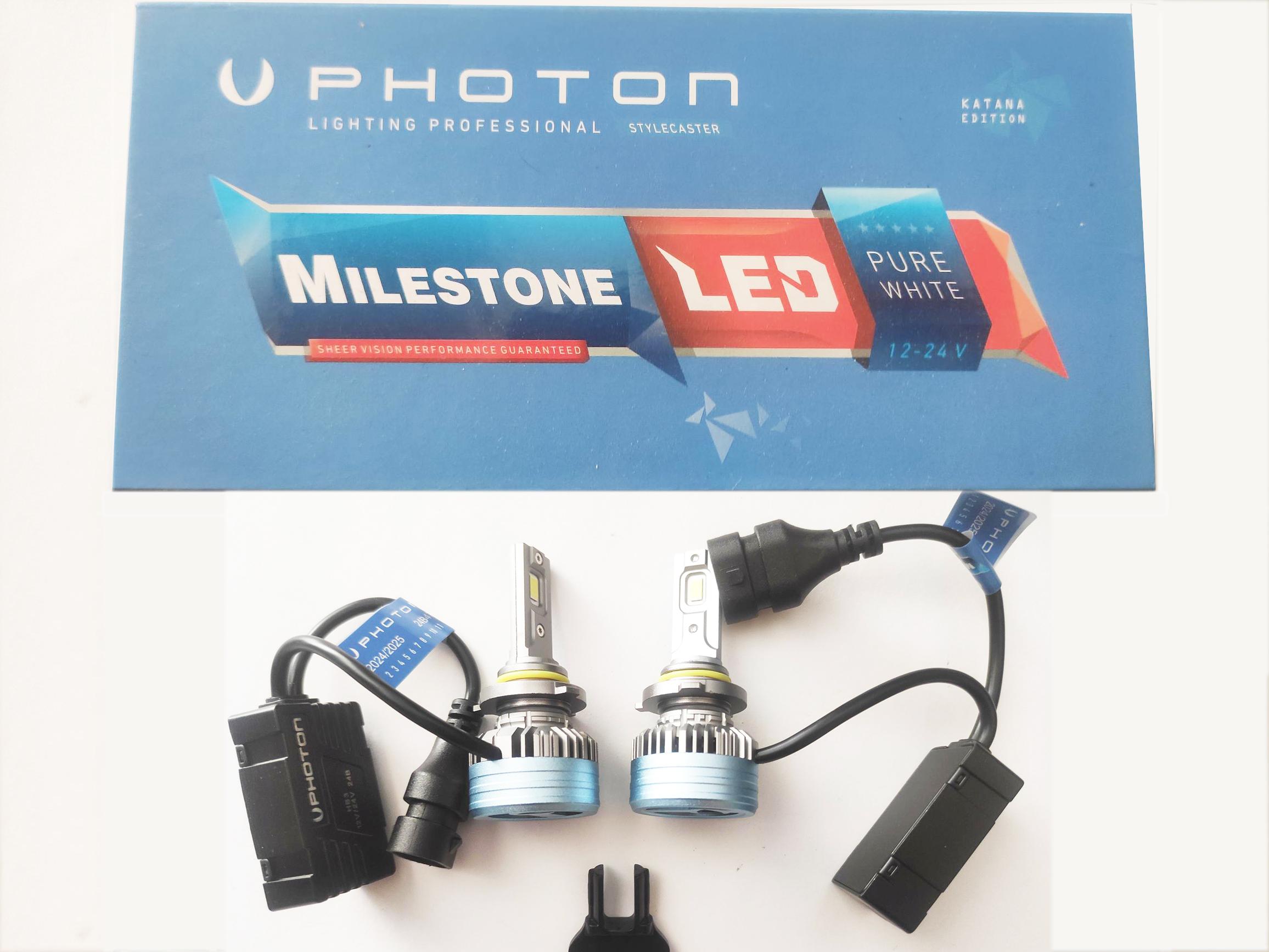 Photon Milestone 9005 HB3 Katana 12V-24V Led Xenon Beyaz 14000