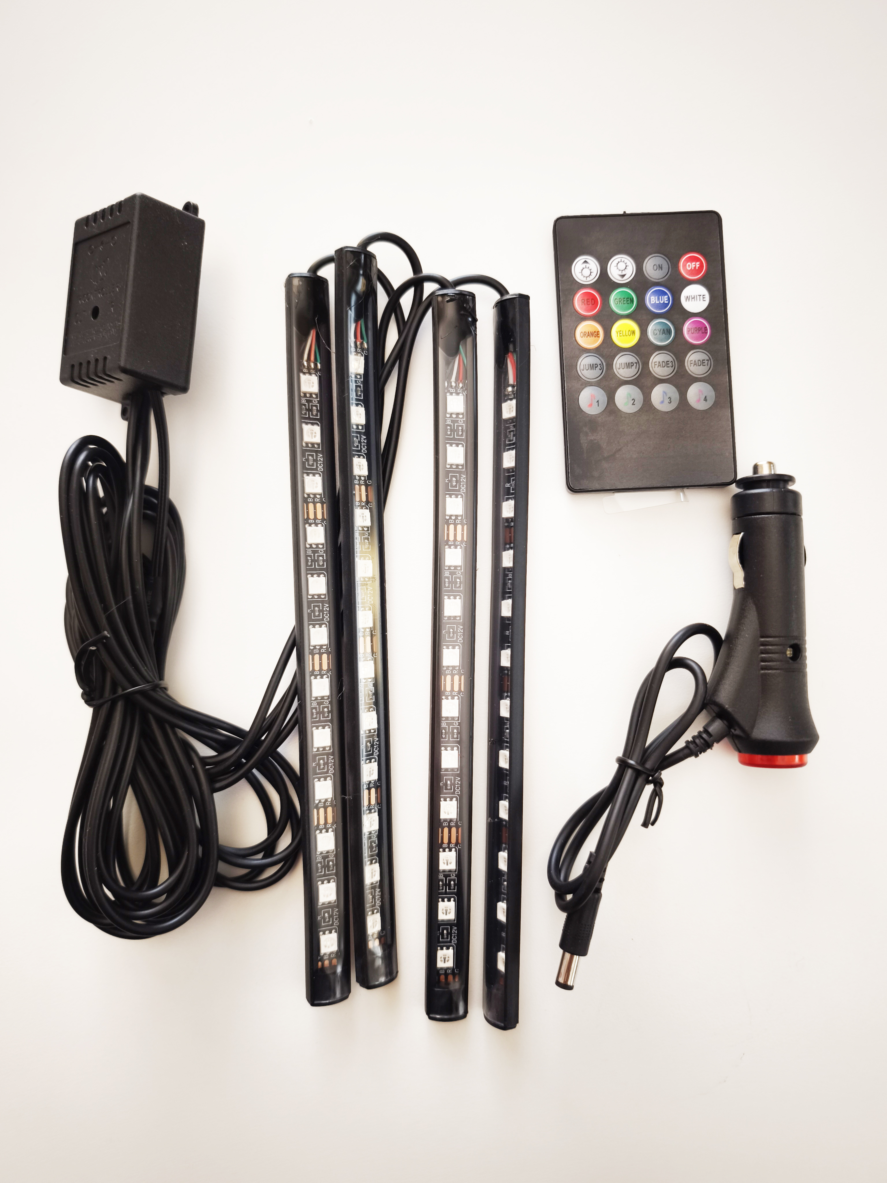 12 Led Ayak Altı Led Lamba Kumandalı 4 Lü 12v Br4283706