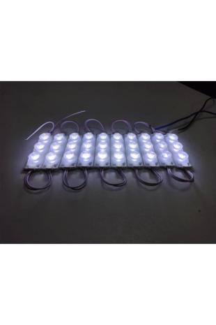 Replax Camlı Parmak Led Lamba Beyaz 12 Volt Su Geçirmez 10,lu 3m Bantlı Kesilebilir BR0409928