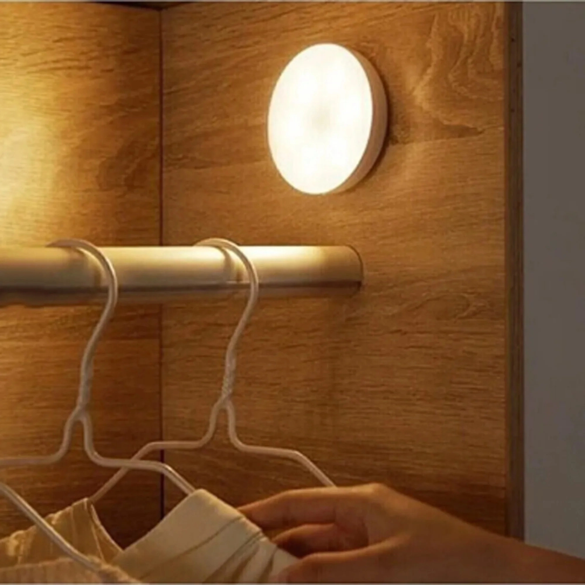 4 Adet Hareket Sensörlü Usb Şarjlı Led Işık Lamba-oda, Mutfak, Salon Ve Merdiven Işıklandırma