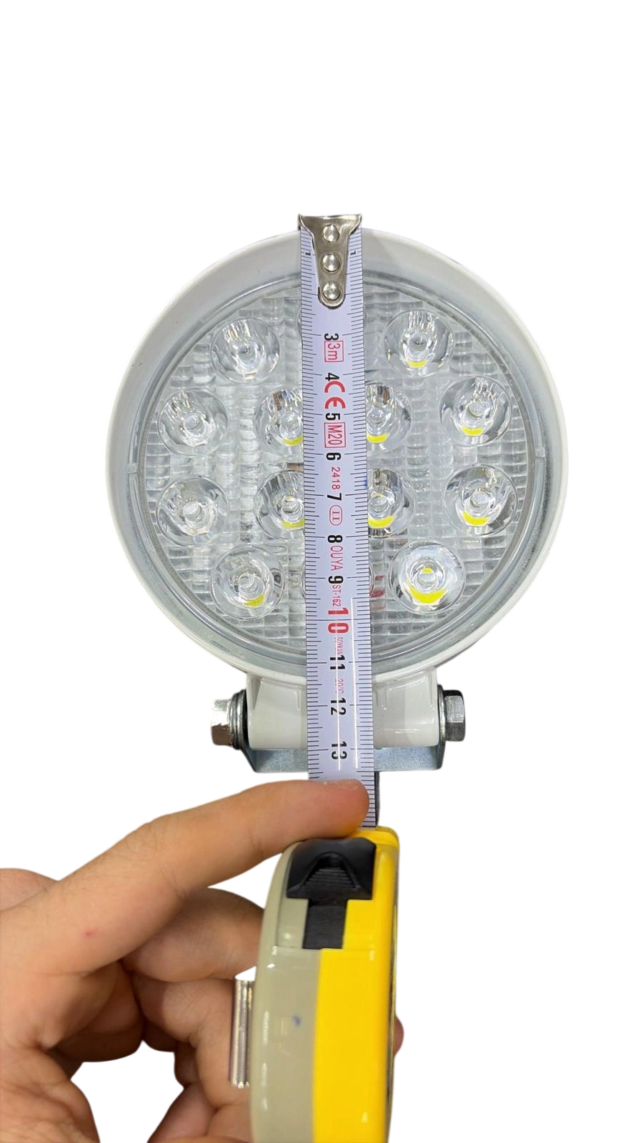 Off Road Sis Farı Çalışma Lambası Beyaz Kalın Kasa 14 Led Yuvarlak Su Geçirmez Sis Lambası br