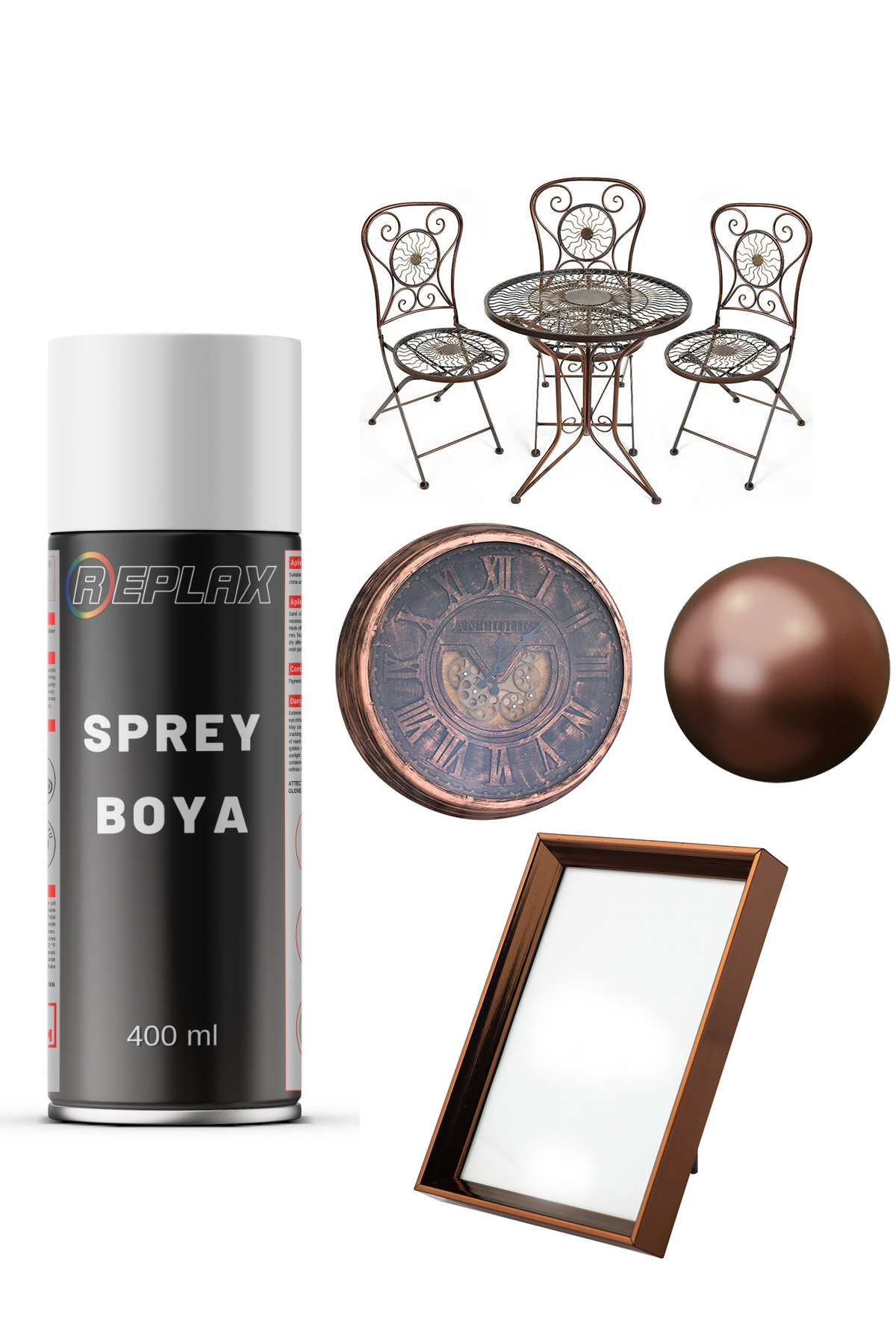 Bronz Efekt Sprey Boya 400 Ml.