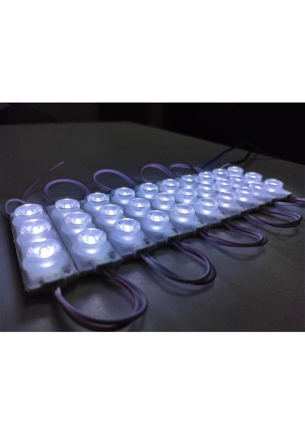 Replax Camlı Parmak Led Lamba Beyaz 12 Volt Su Geçirmez 10,lu 3m Bantlı Kesilebilir BR0409928