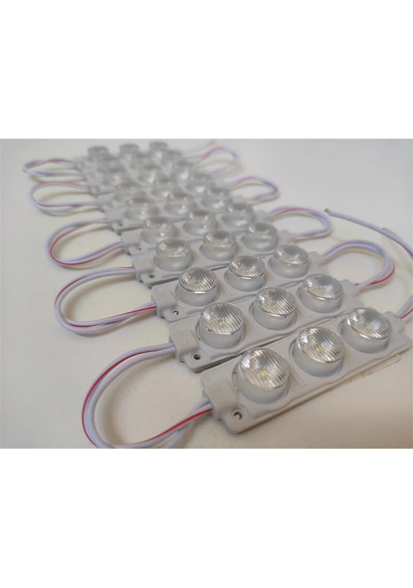 Replax Camlı Parmak Led Lamba Beyaz 12 Volt Su Geçirmez 10,lu 3m Bantlı Kesilebilir BR0409928