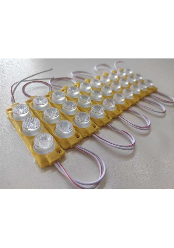 Replax Camlı Parmak Led Lamba Sarı 24 Volt Su Geçirmez 10,lu 3m Bantlı Kesilebilir BR0409937