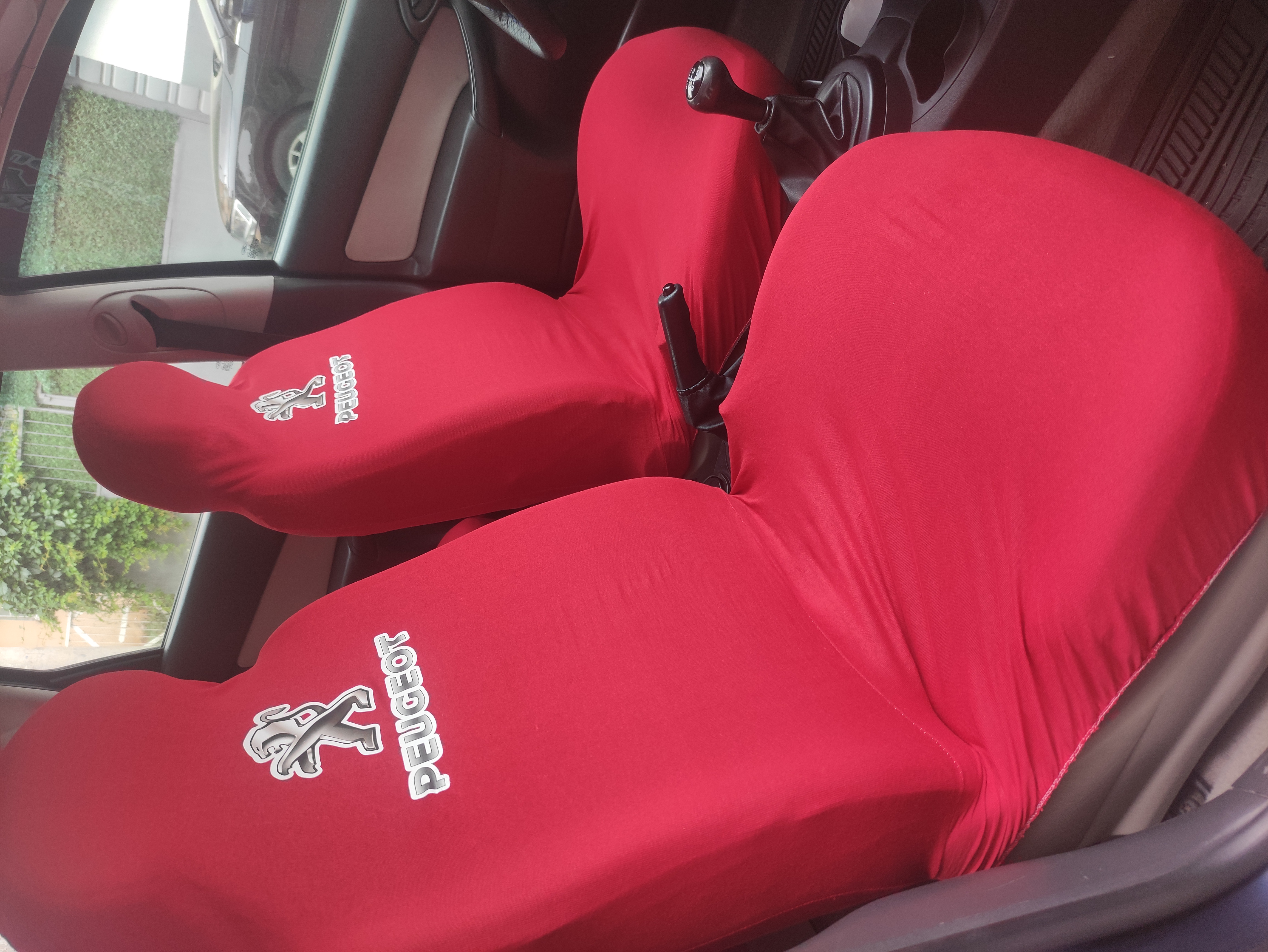 Peugeot Kırmızı Oto Atlet Servis Kılıfı 4 Parça Ser-0001