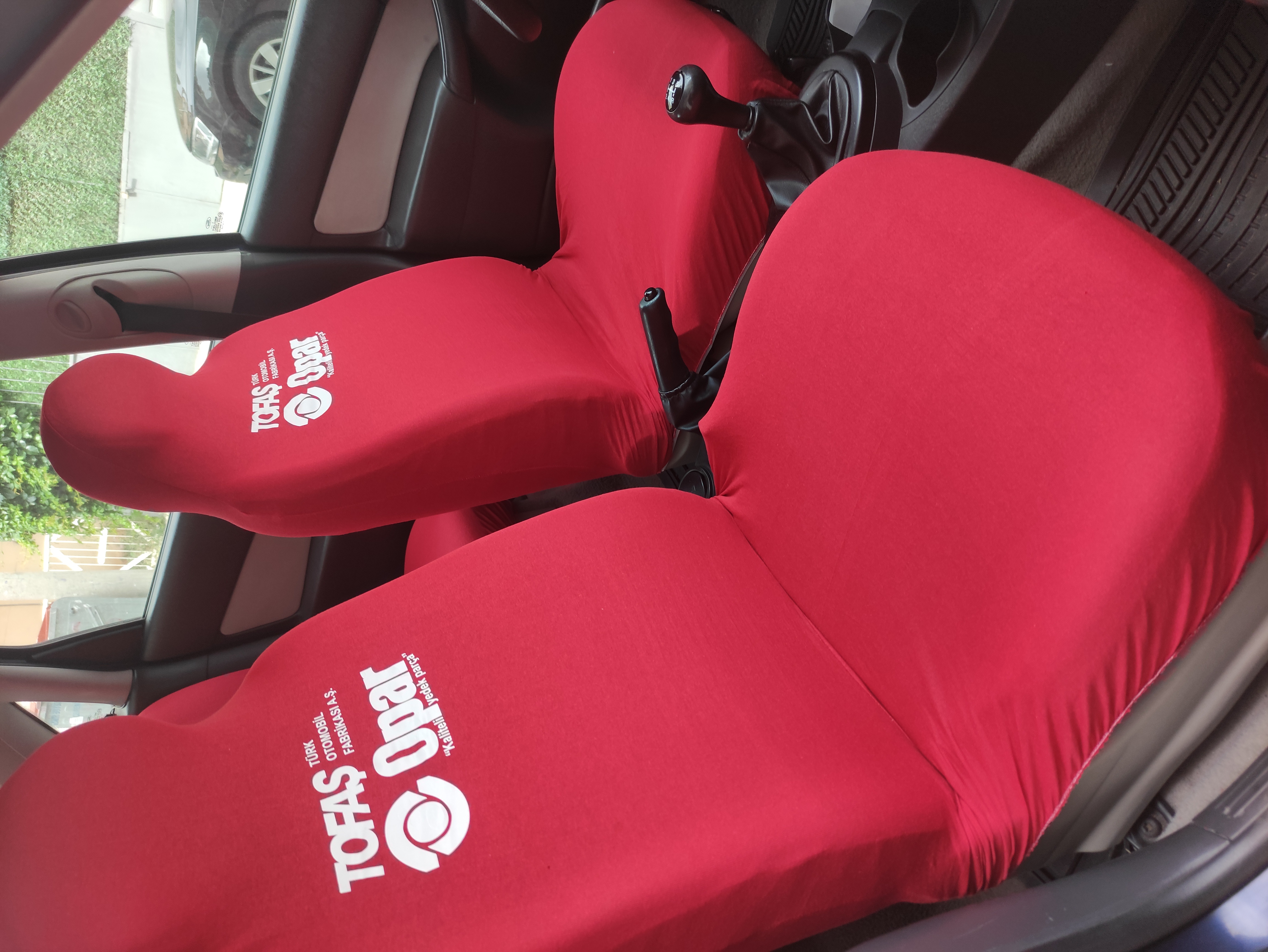 Tofaş Opar Kırmızı Oto Atlet Servis Kılıfı 4 Parça Ser-0003
