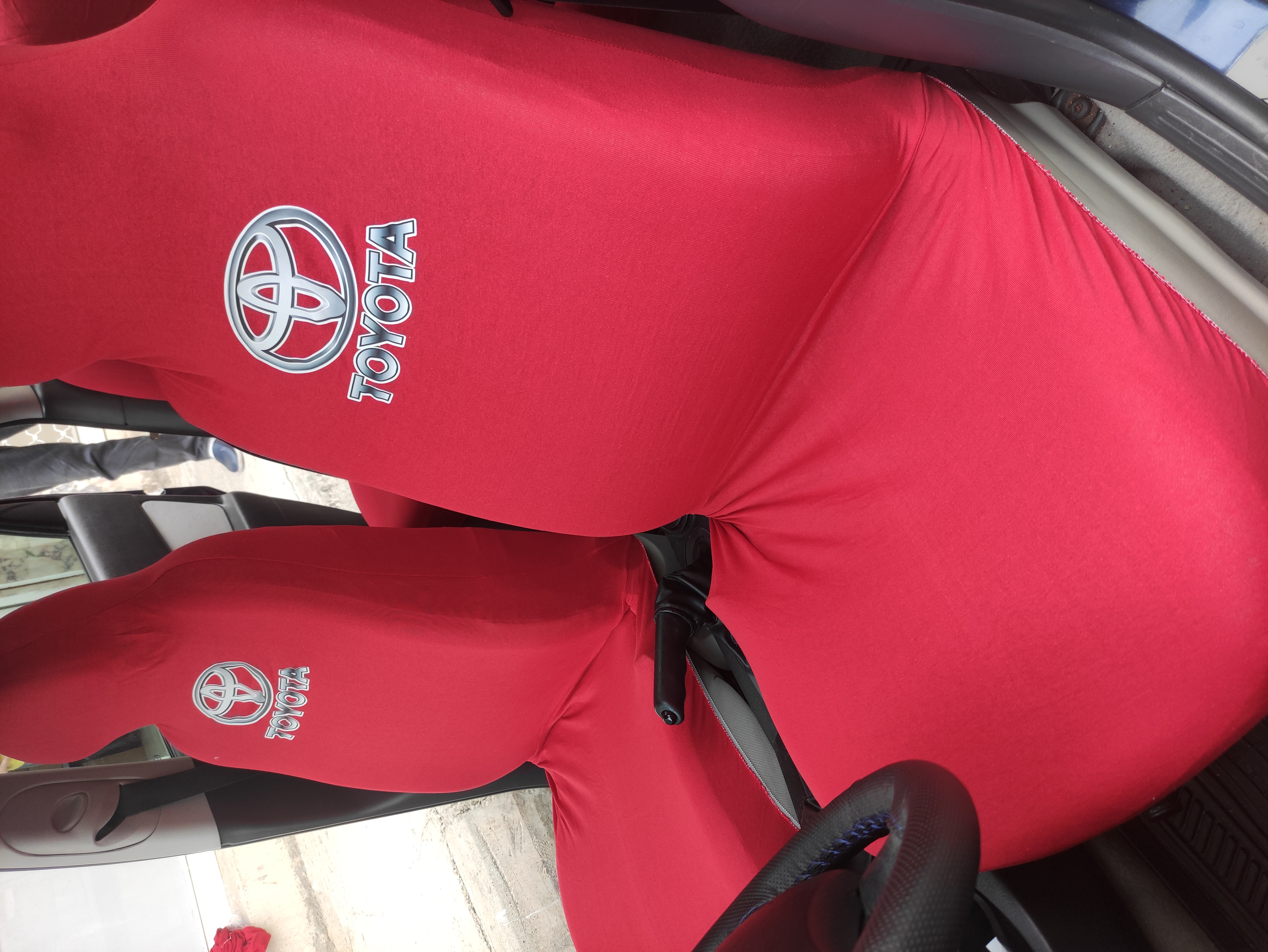 Toyota Kırmızı Oto Atlet Servis Kılıfı 4 Parça Ser-0004