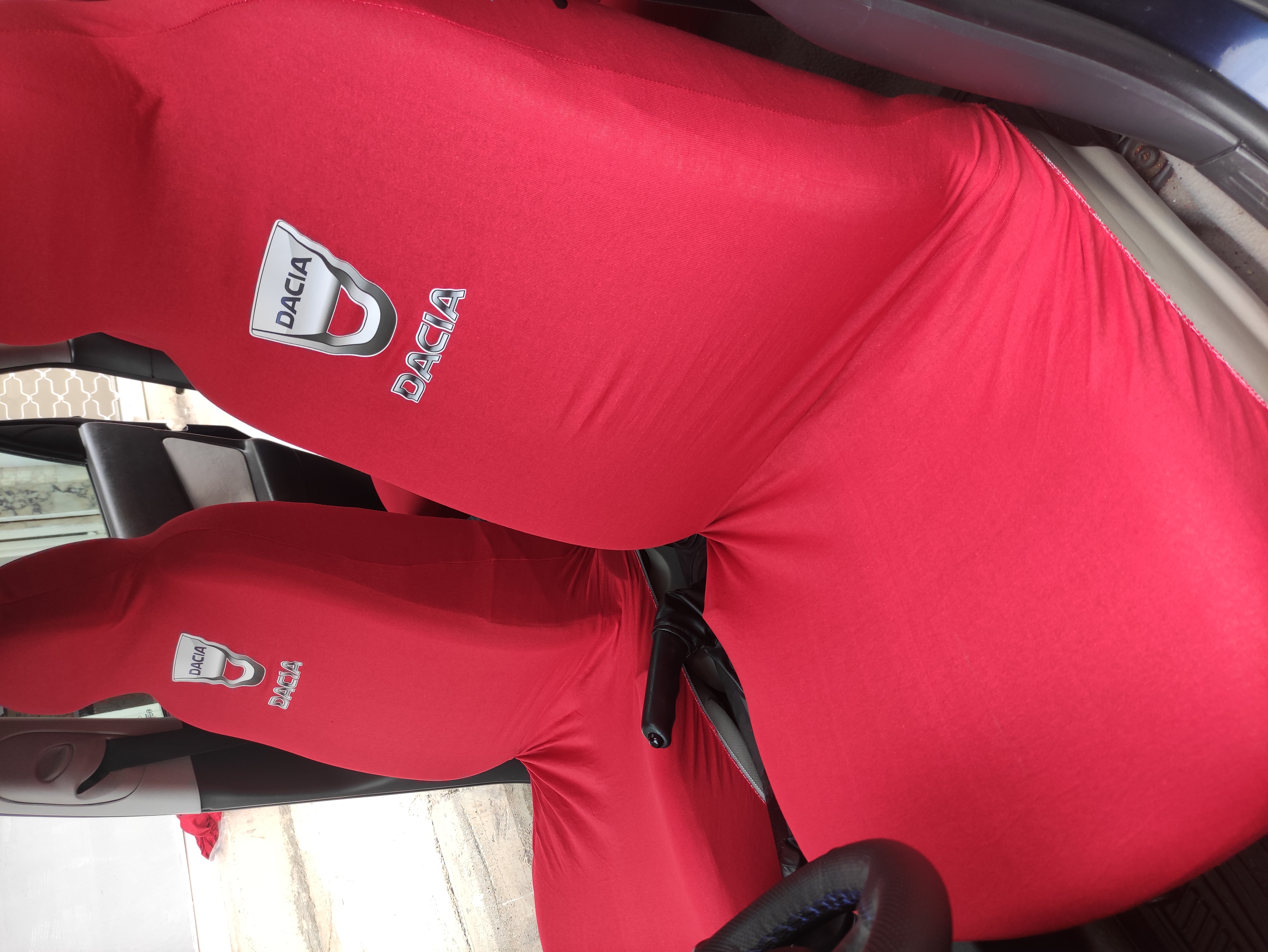 Dacia Kırmızı Oto Atlet Servis Kılıfı 4 Parça Ser-0010