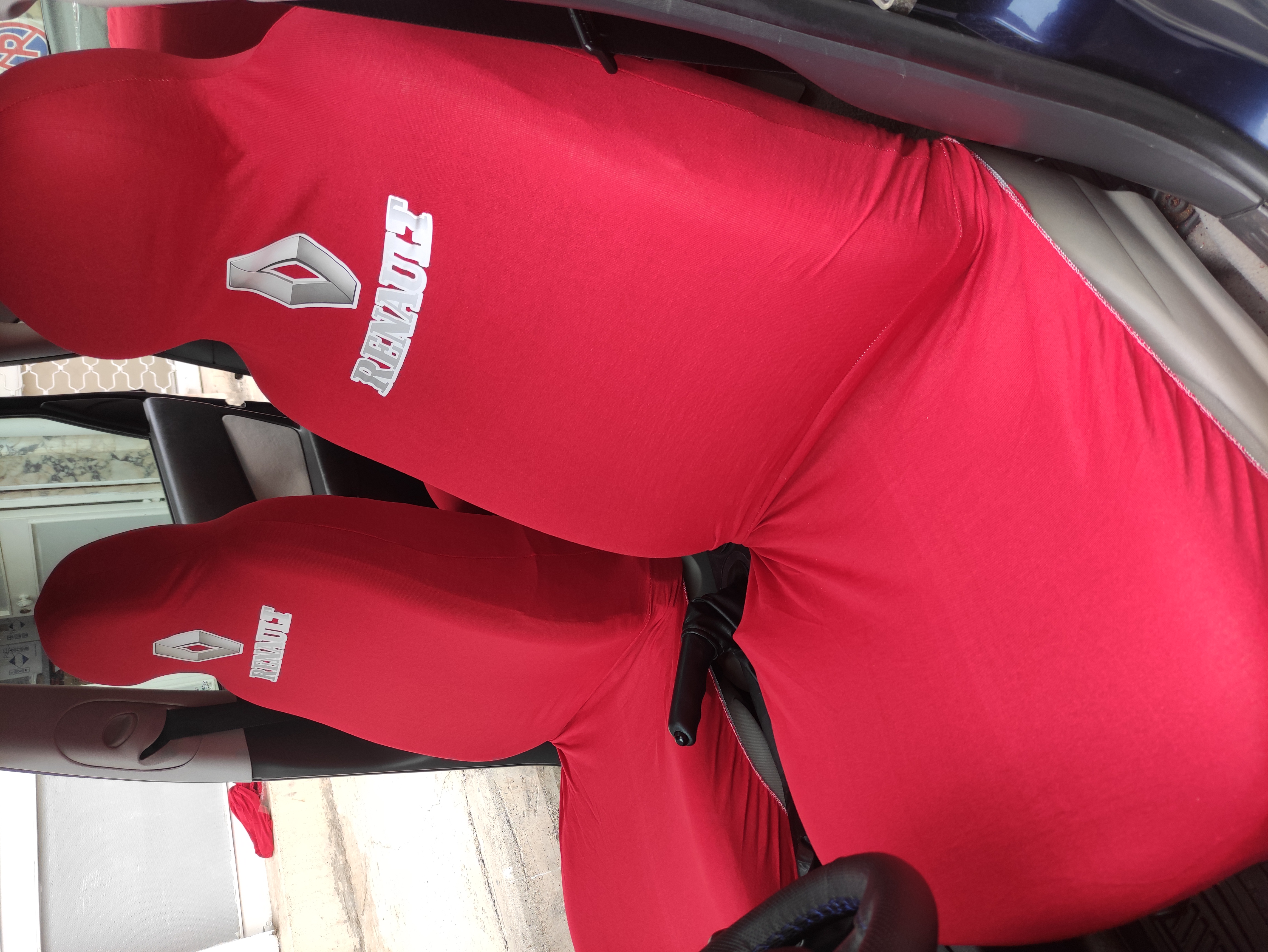 Renault Kırmızı Oto Atlet Servis Kılıfı 4 Parça Ser-0012