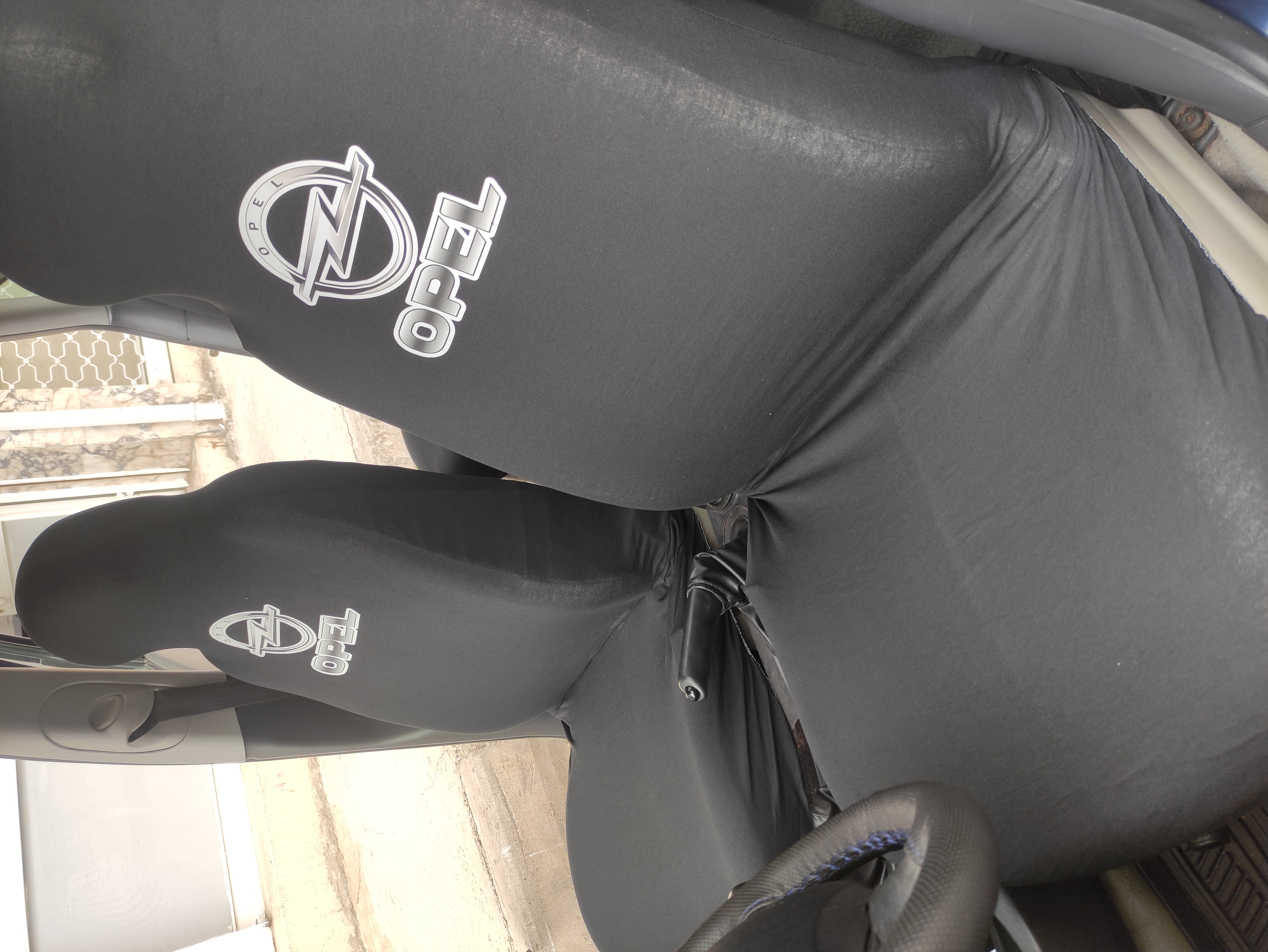 Opel Siyah Oto Atlet Servis Kılıfı 4 Parça Ser-0013