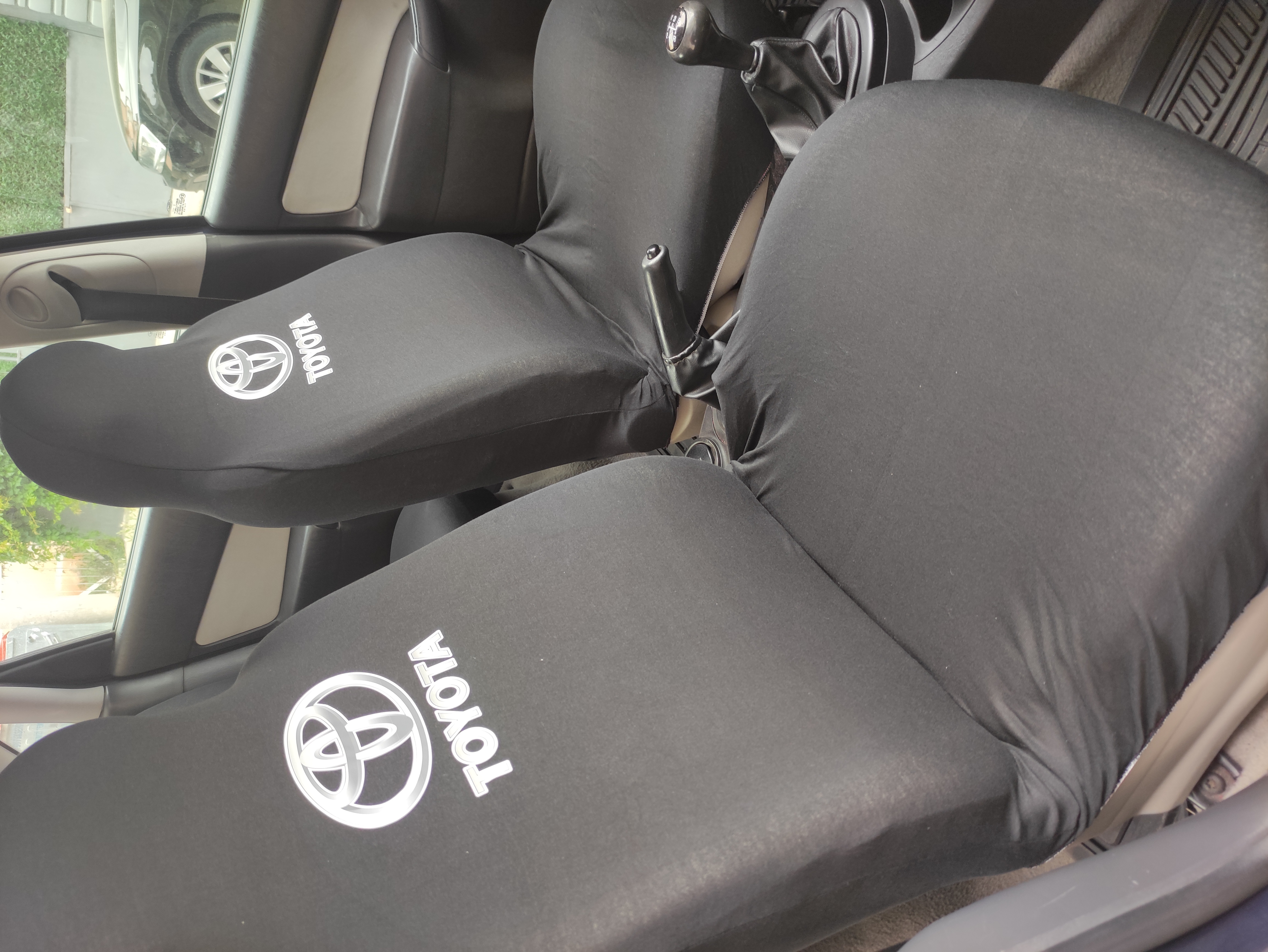 Toyota Siyah Oto Atlet Servis Kılıfı 4 Parça Ser-0014