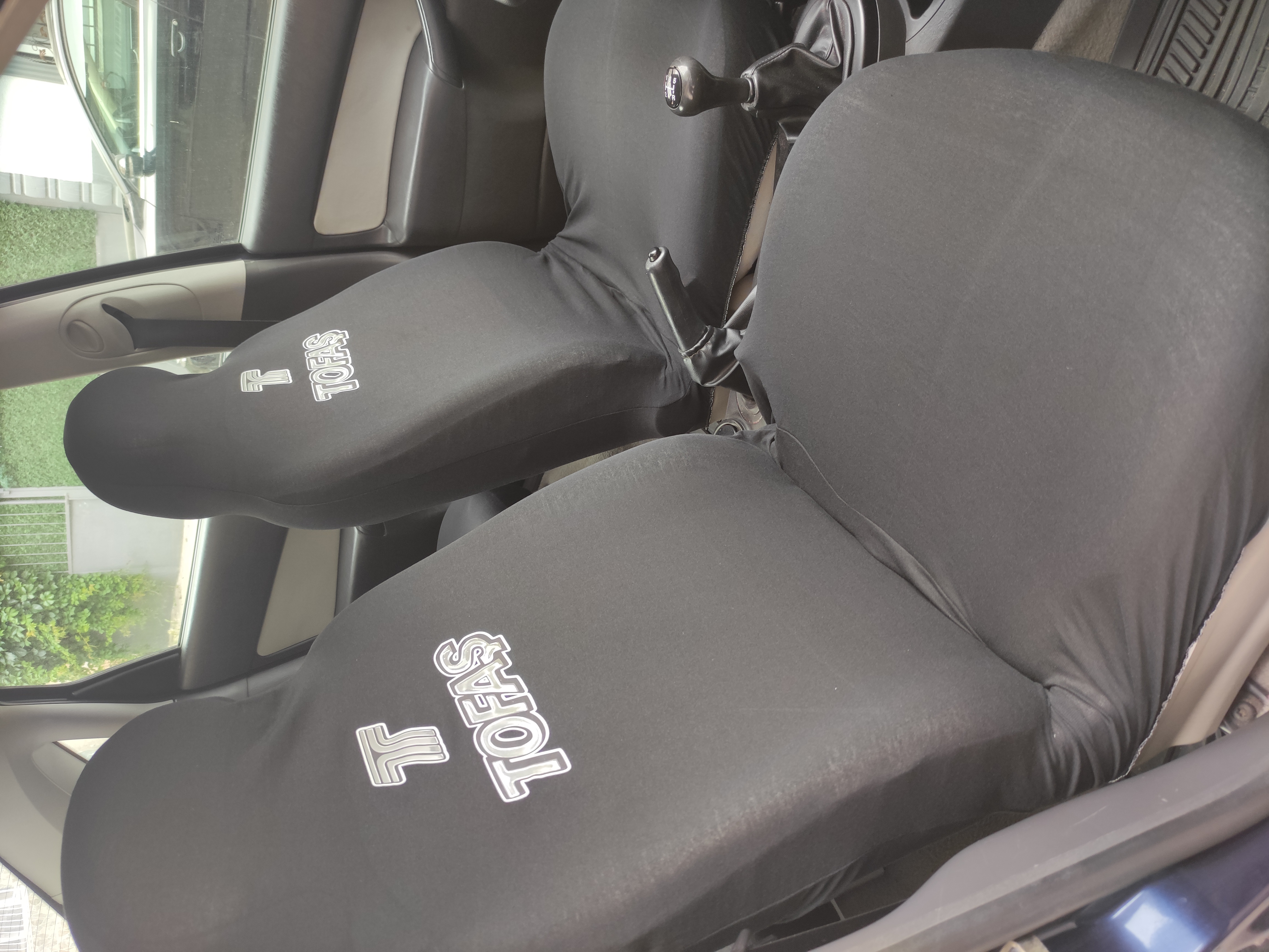 Tofaş Siyah Oto Atlet Servis Kılıfı 4 Parça Ser-0015