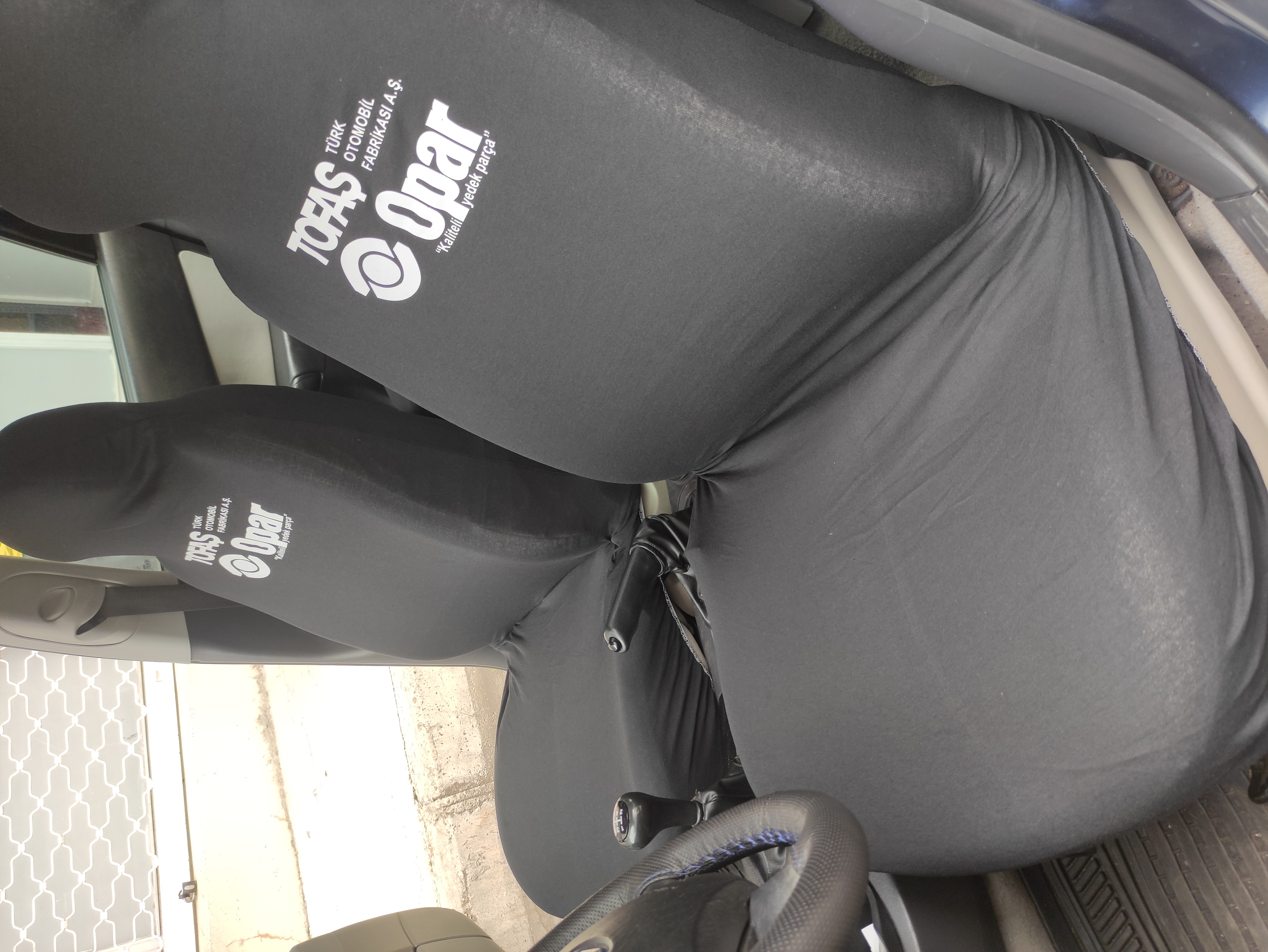 Tofaş Opar Siyah Oto Atlet Servis Kılıfı 4 Parça Ser-0016
