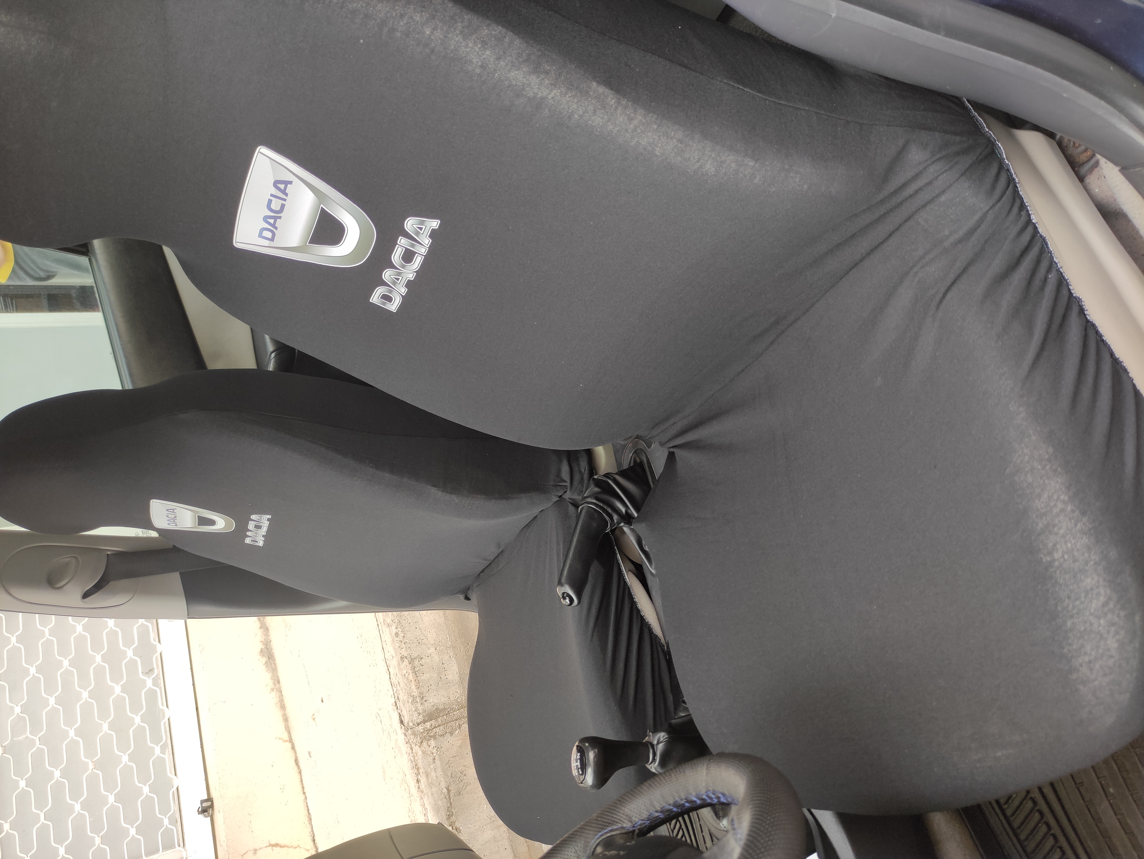 Dacia Siyah Oto Atlet Servis Kılıfı 4 Parça Ser-0018
