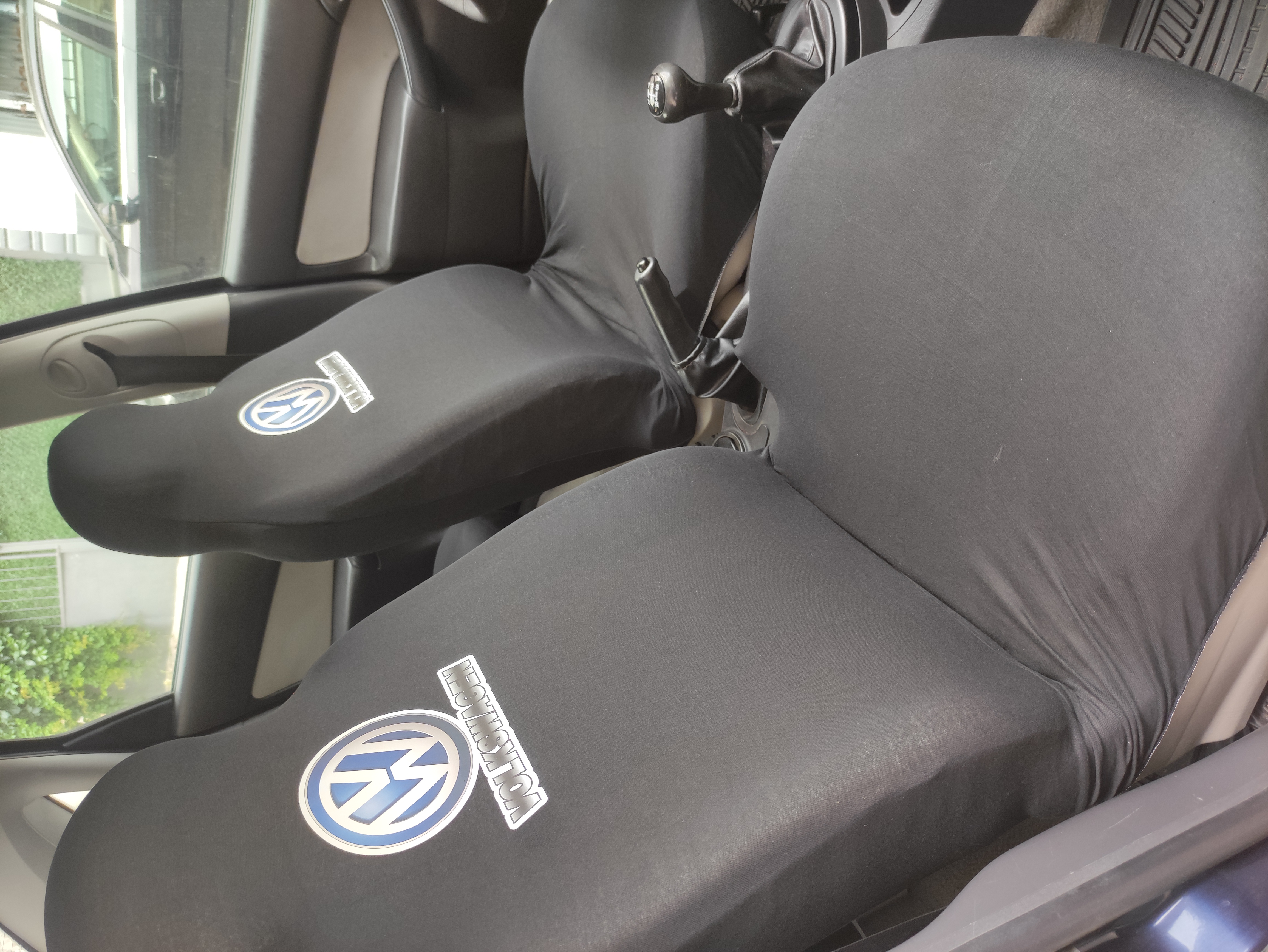 Volkswagen Siyah Oto Atlet Servis Kılıfı 4 Parça Ser-0020