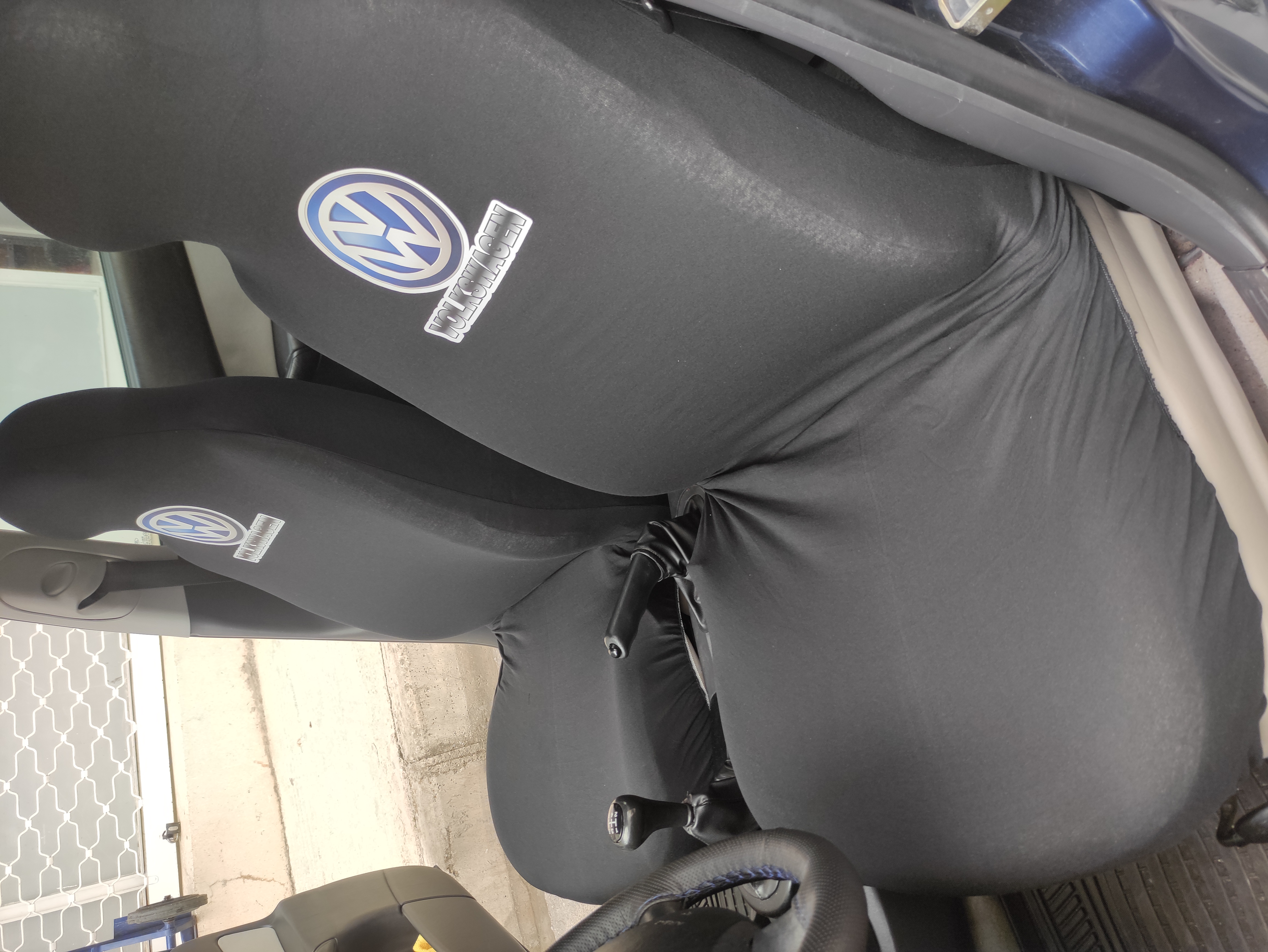 Volkswagen Siyah Oto Atlet Servis Kılıfı 4 Parça Ser-0020