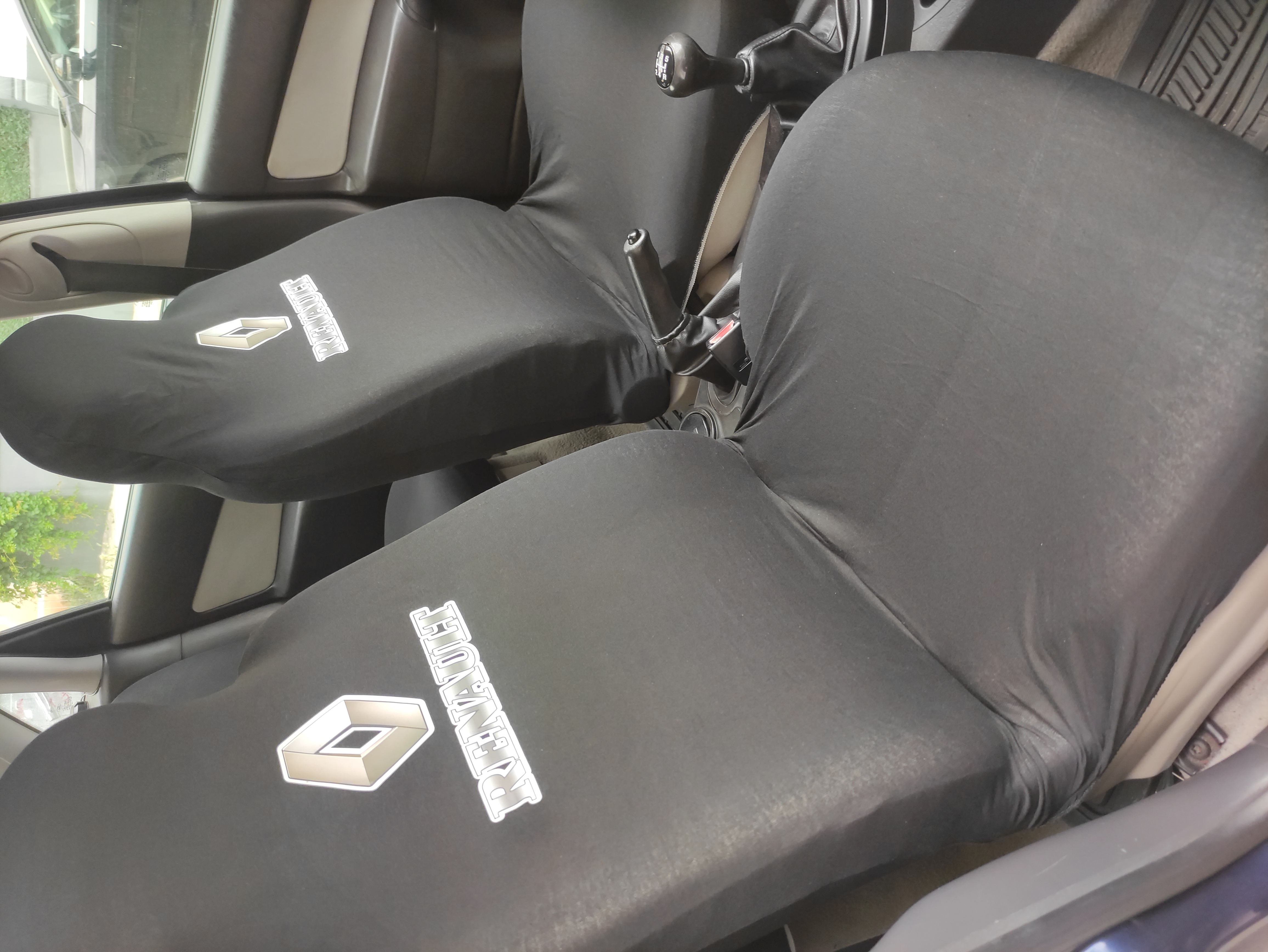 Renault Siyah Oto Atlet Servis Kılıfı 4 Parça Ser-0022