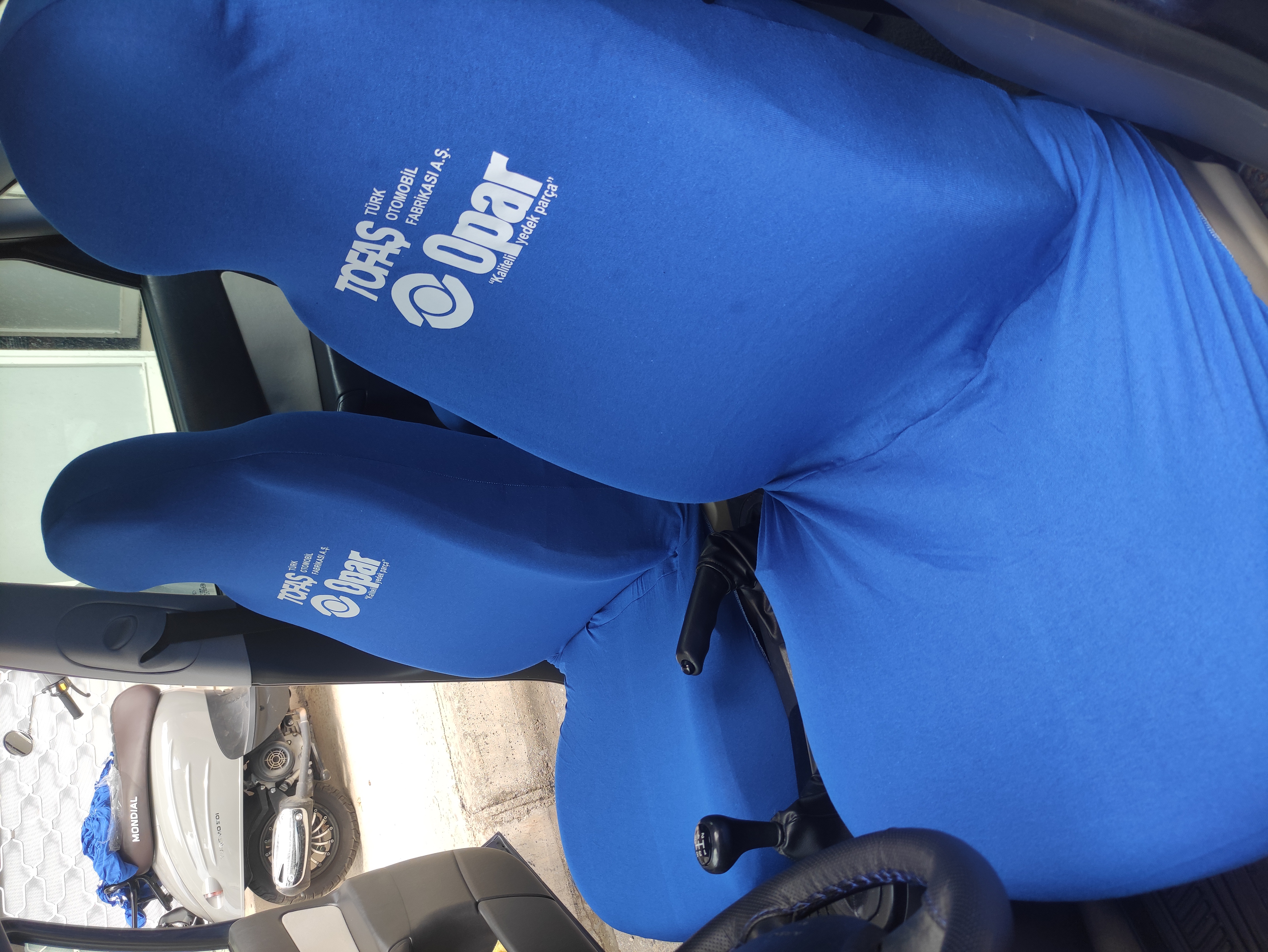 Tofaş Opar Mavi Oto Atlet Servis Kılıfı 4 Parça Ser-0030