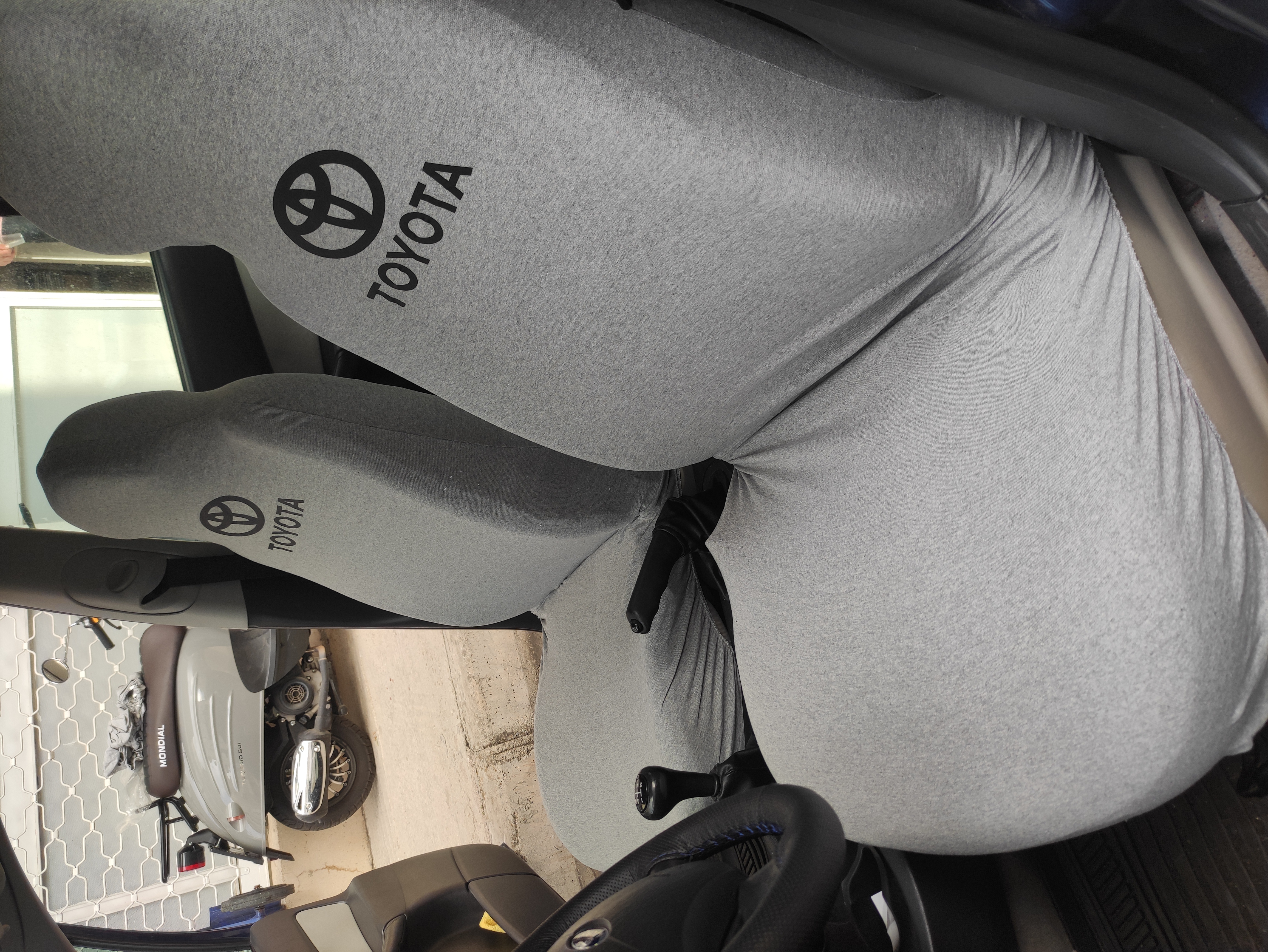 Toyota Gri Oto Atlet Servis Kılıfı 4 Parça Ser-0040
