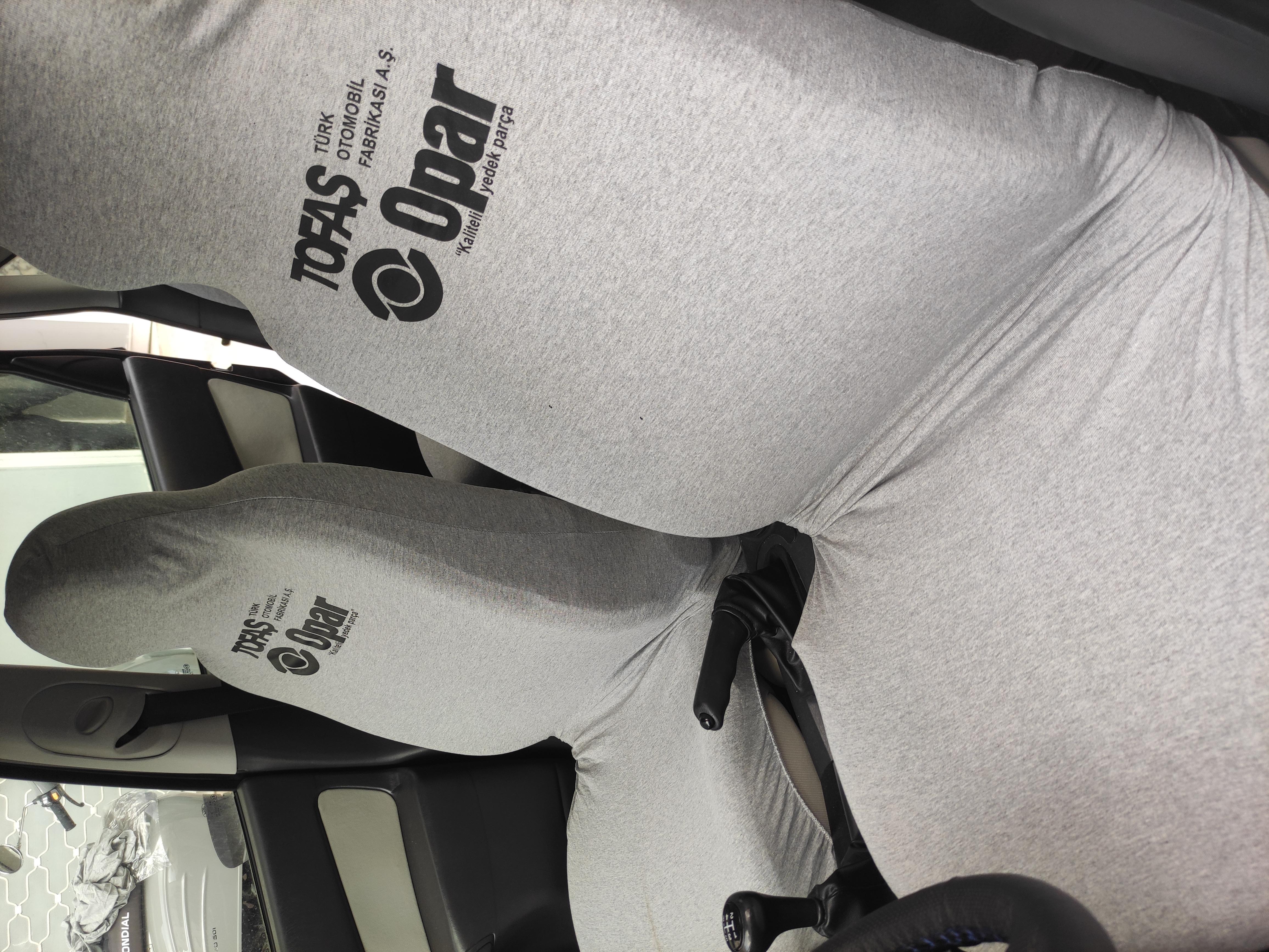 Tofaş Opar Gri Oto Atlet Servis Kılıfı 4 Parça Ser-0041