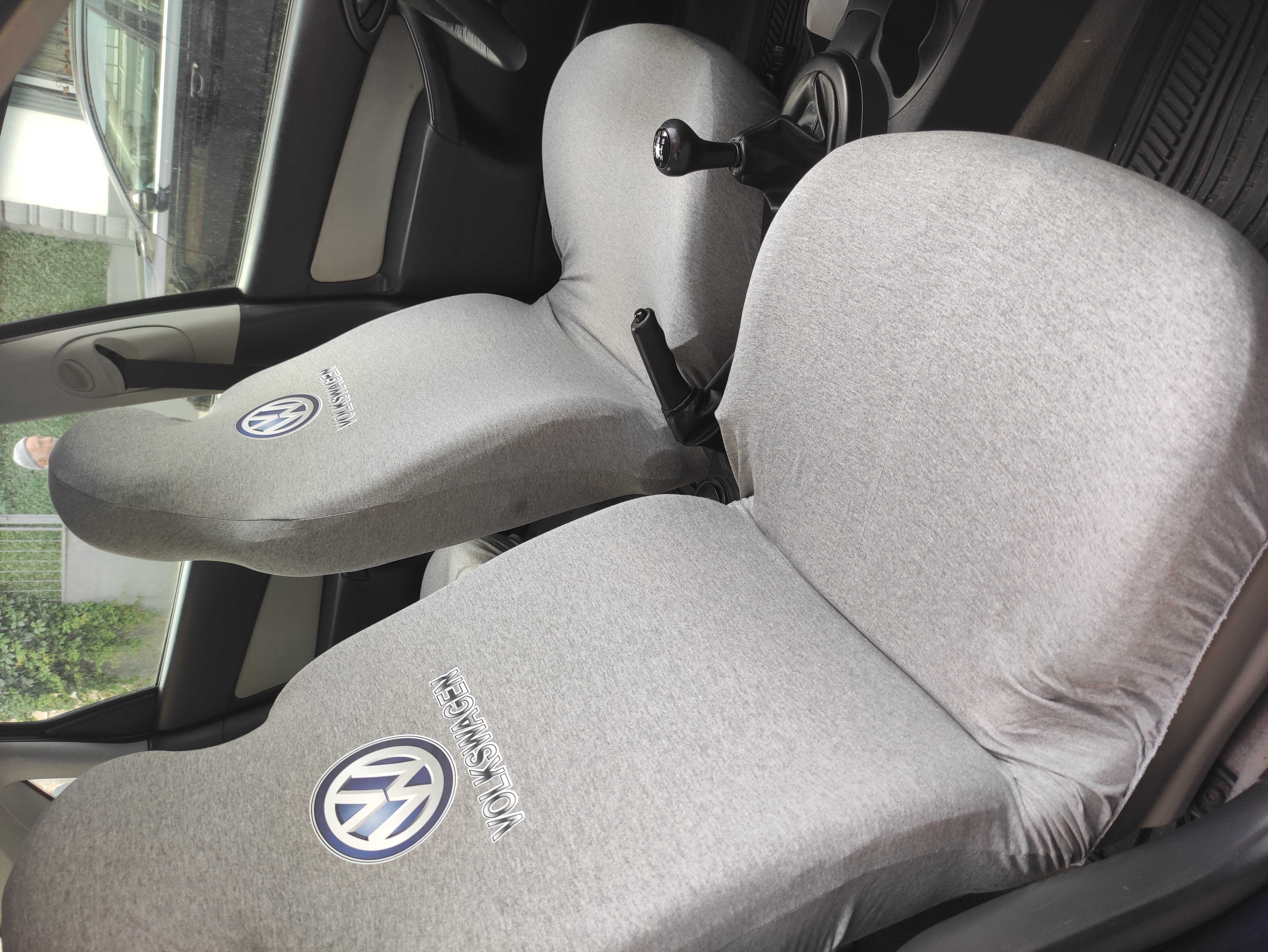 Volkswagen Gri Oto Atlet Servis Kılıfı 4 Parça Ser-0047