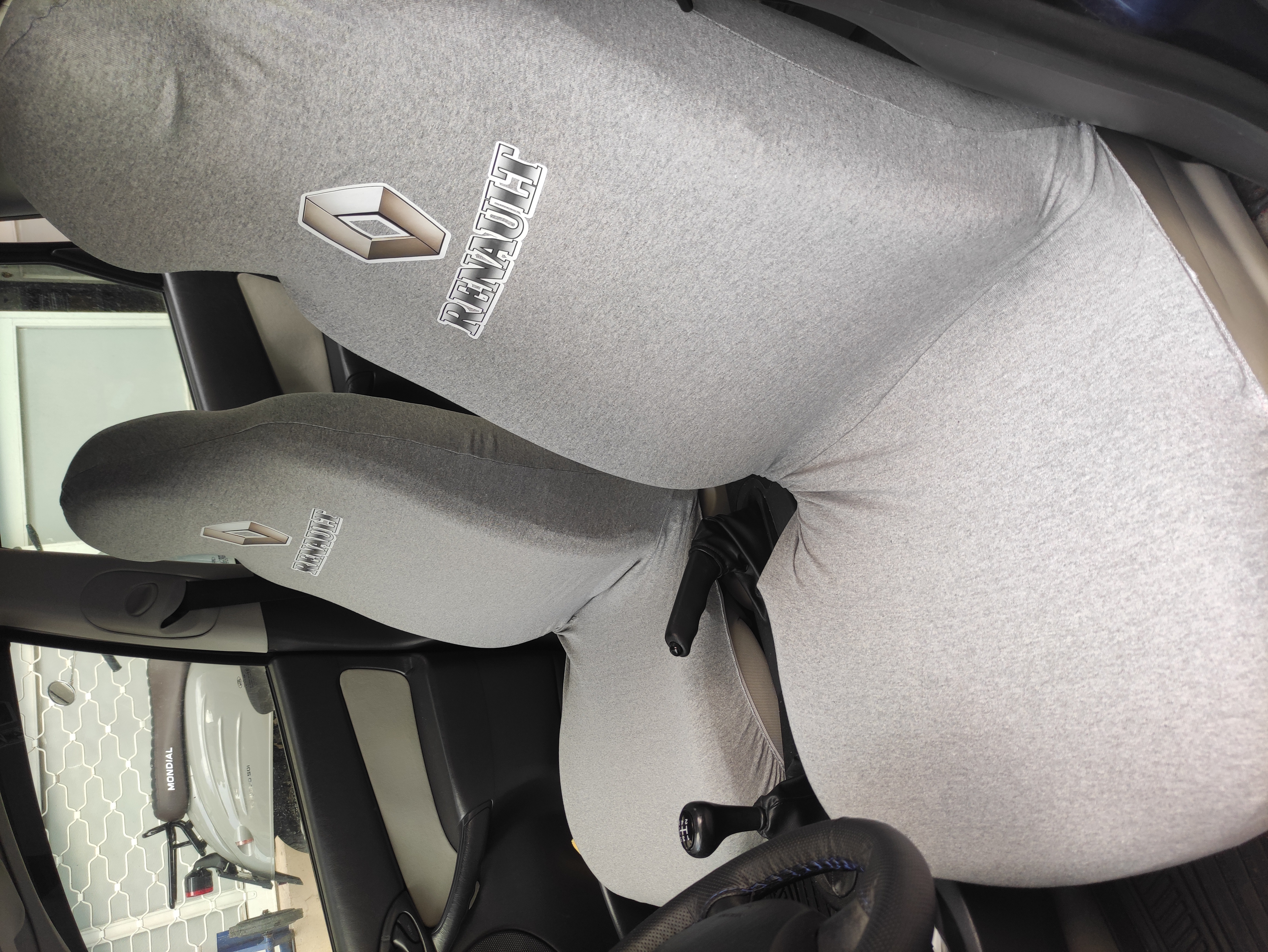 Renault Gri Oto Atlet Servis Kılıfı 4 Parça Ser-0049