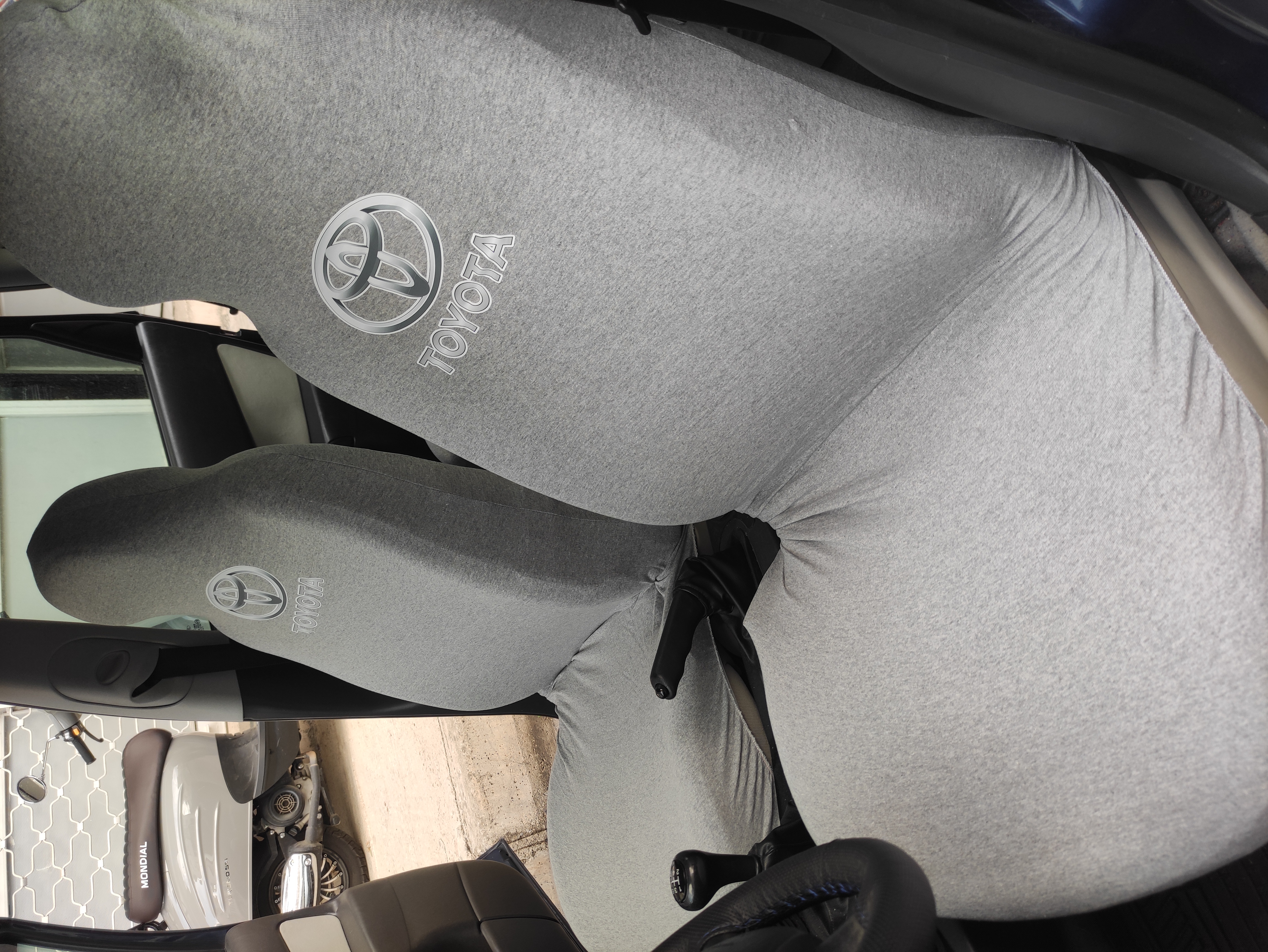 Toyota Gri Oto Atlet Servis Kılıfı 4 Parça Ser-0050