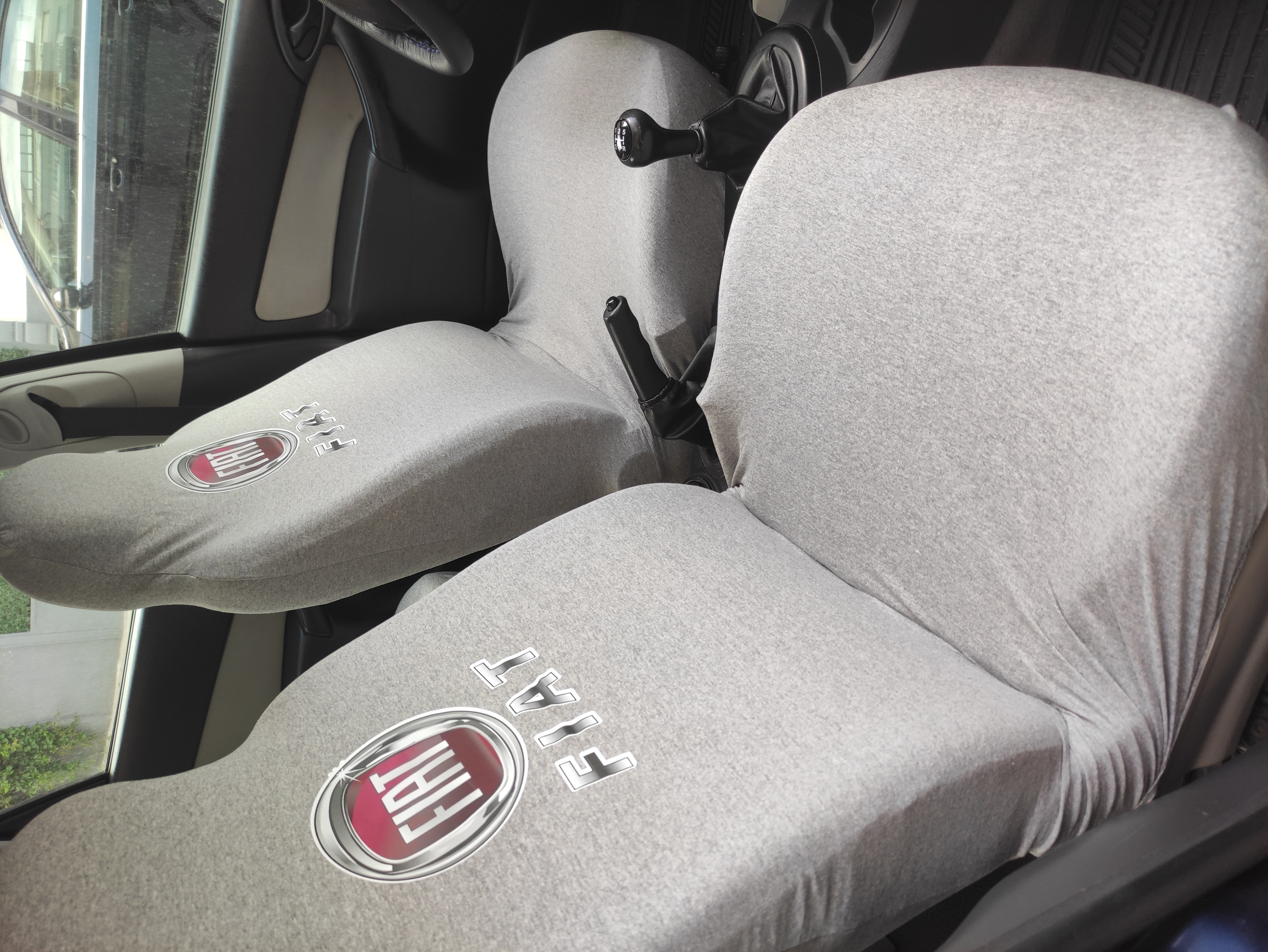 Fiat Gri Oto Atlet Servis Kılıfı 4 Parça Ser-0051