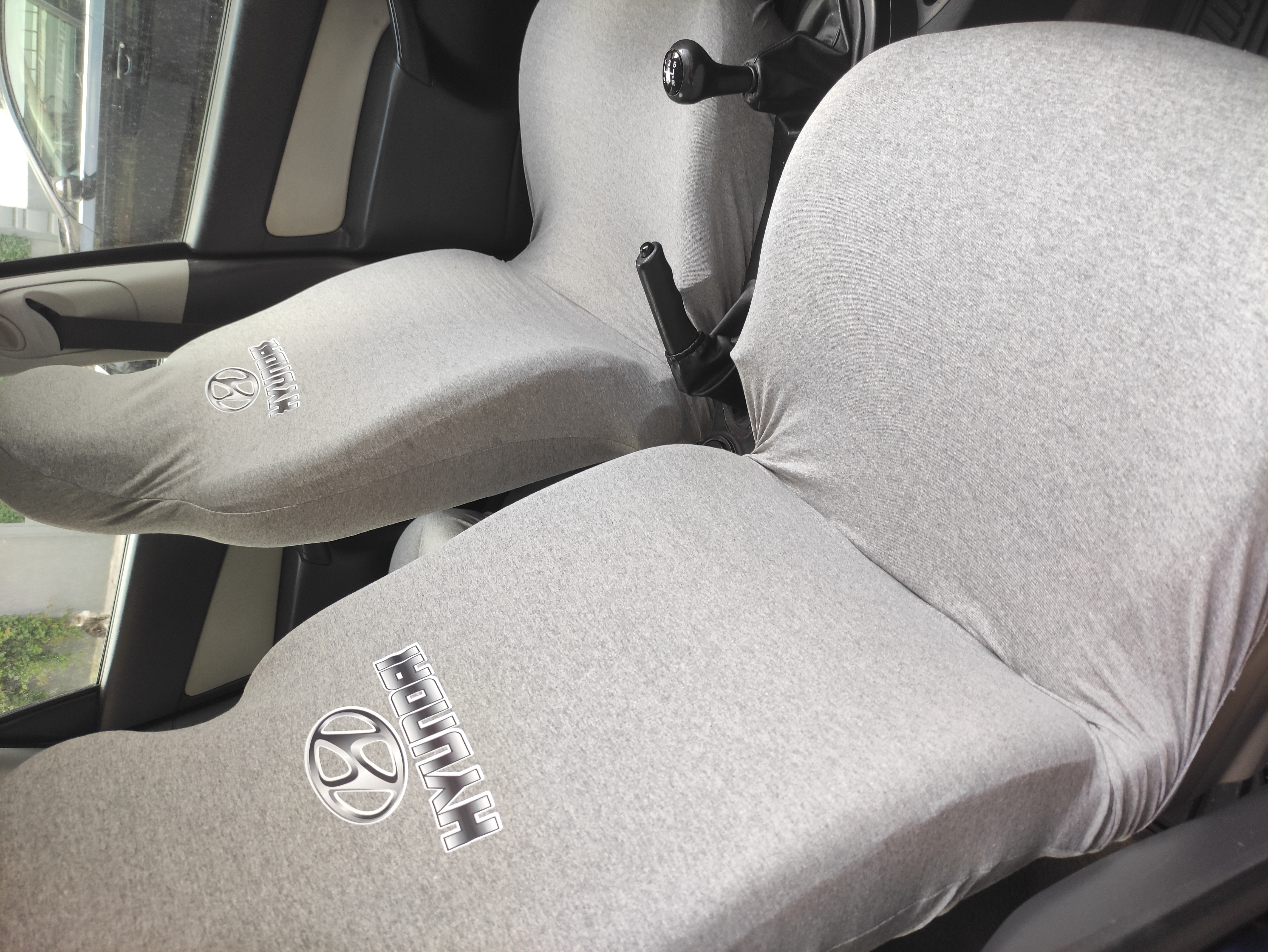 Hyundai Gri Oto Atlet Servis Kılıfı 4 Parça Ser-0052