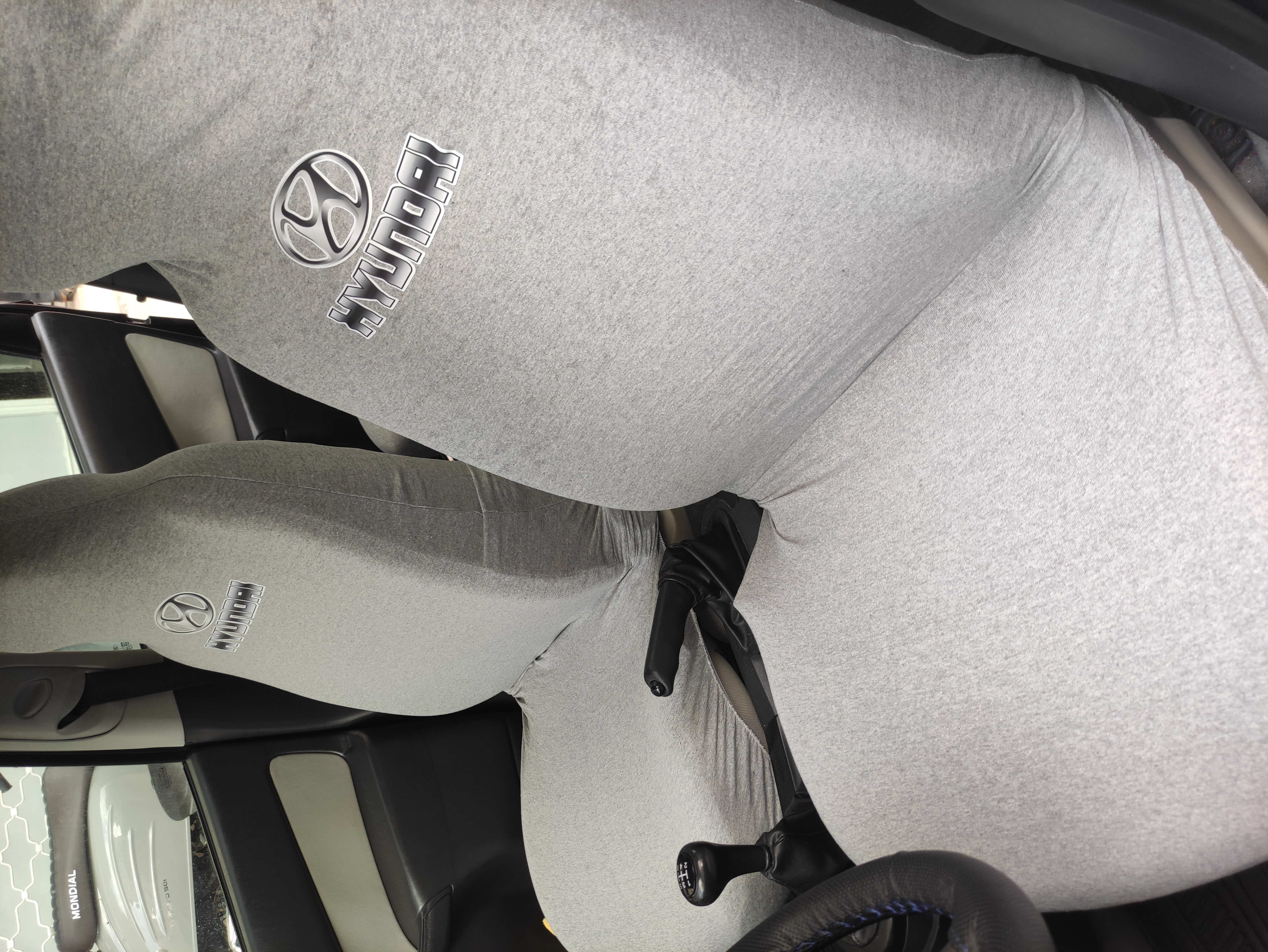 Hyundai Gri Oto Atlet Servis Kılıfı 4 Parça Ser-0052