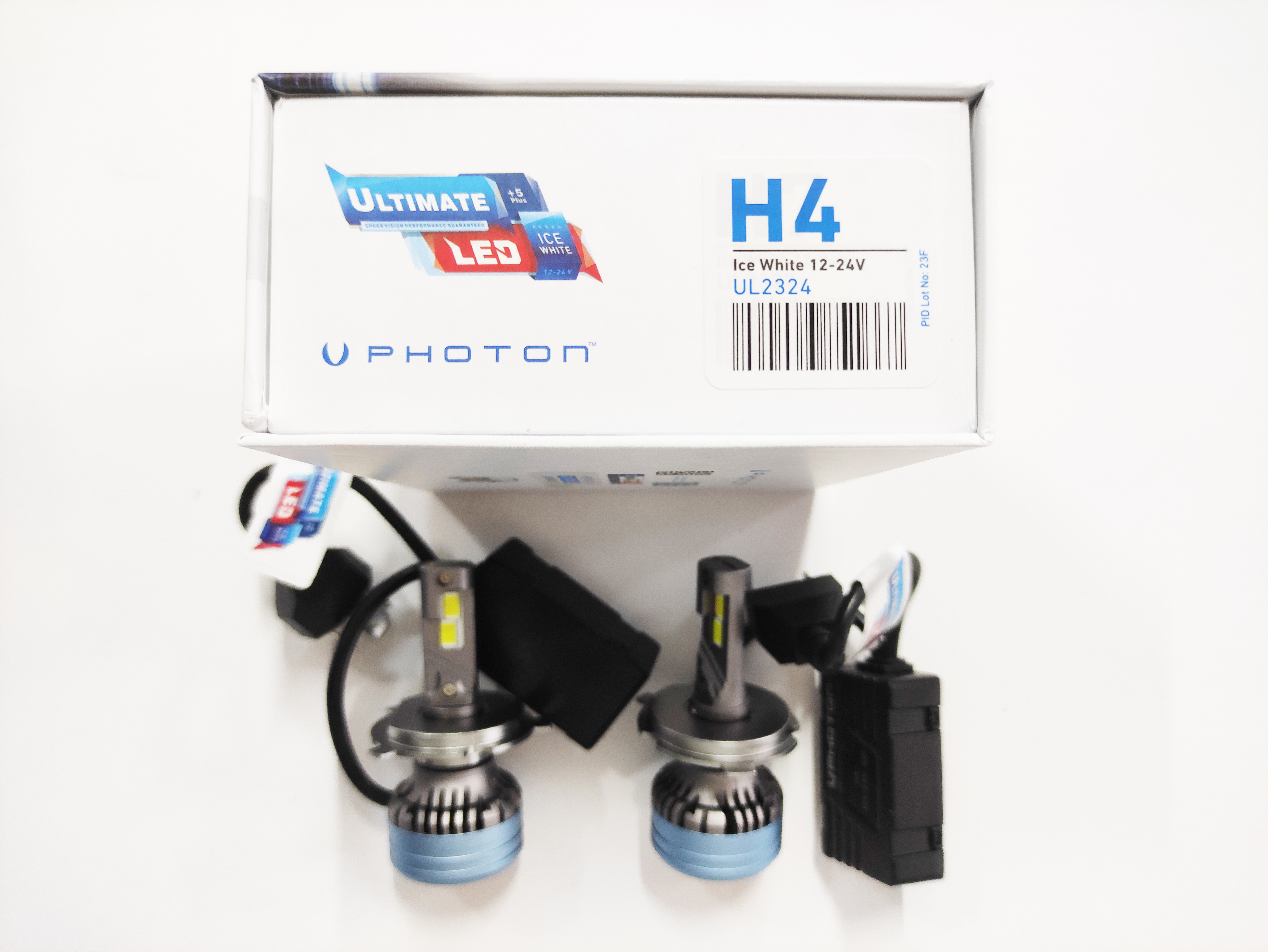 Photon Ultimate H4 12V-24V Uyumlu  Led Xenon Beyaz 5+Plus 9500 Lümen Headlight