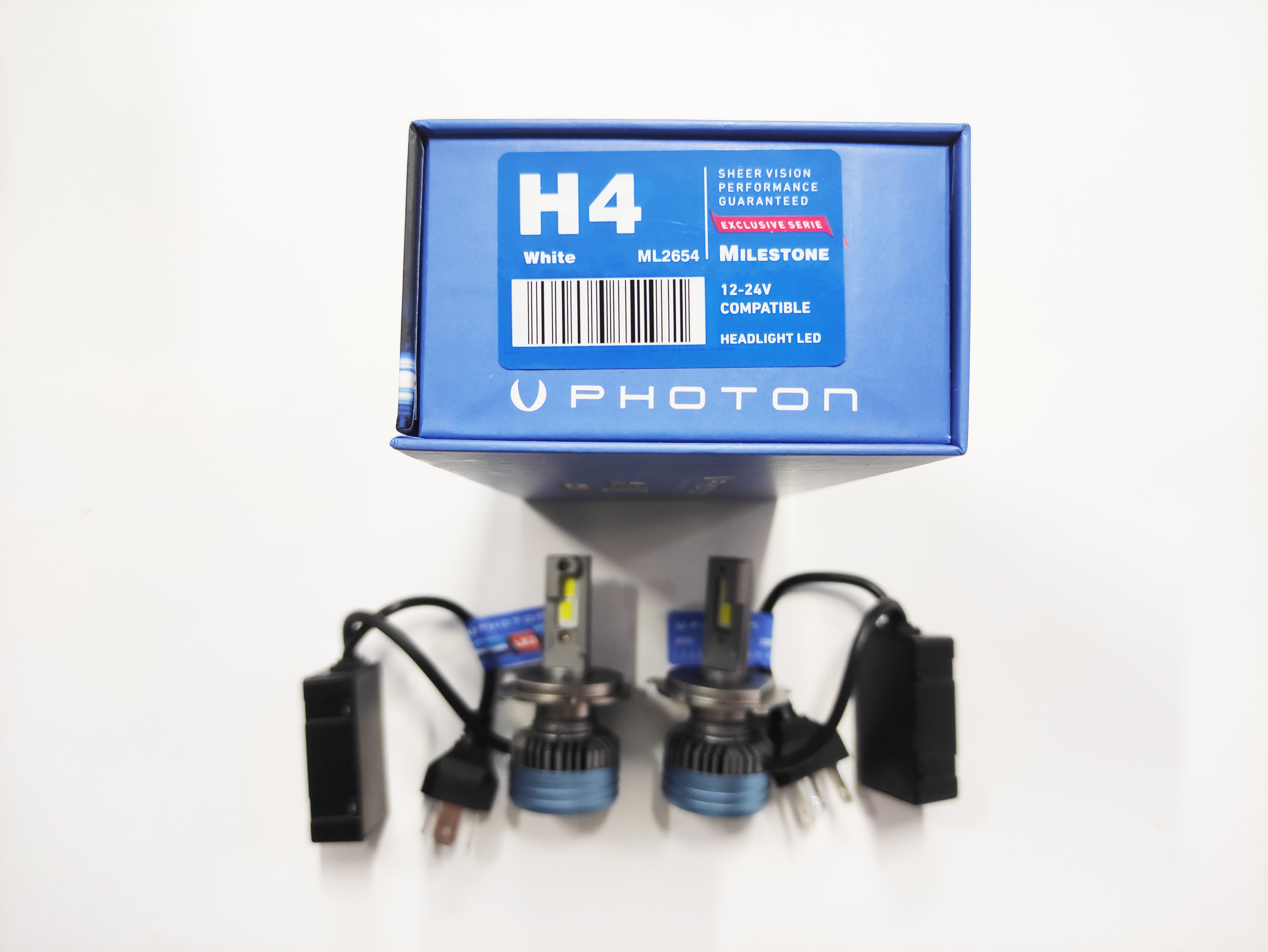 Photon Milestone H4  uyumlu Katana 12V-24V Led Xenon Beyaz 14000 Lümen