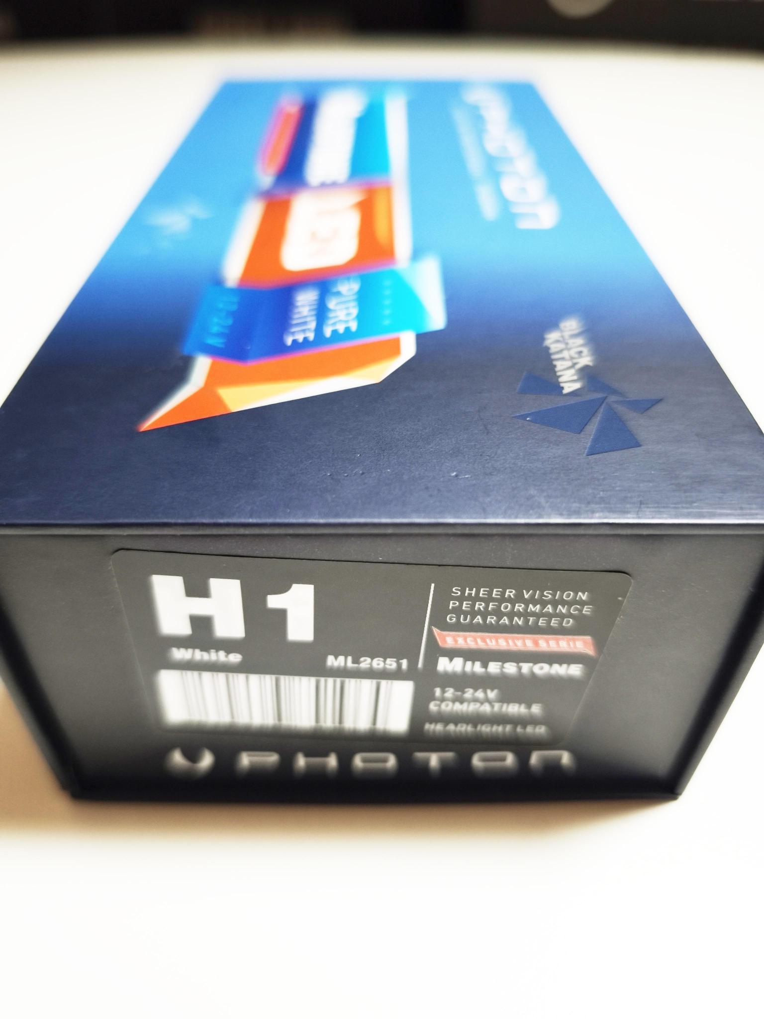 Photon Milestone H1 Led Xenon Black Katana Yeni Versiyon 2025