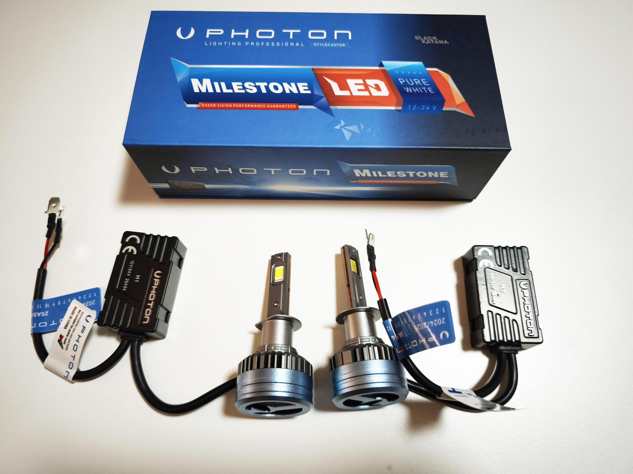 Photon Milestone H1 Led Xenon Black Katana Yeni Versiyon 2025 - Replax