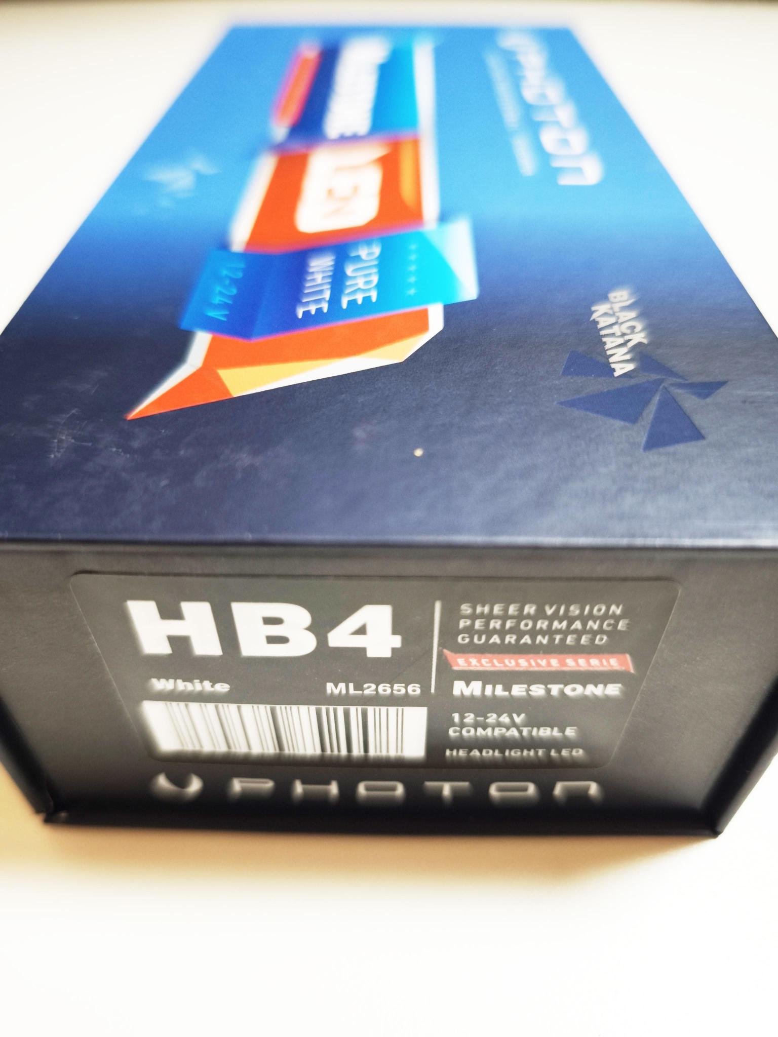 Photon Milestone HB4 9006 Led Xenon Black Katana Yeni Versiyon 2025