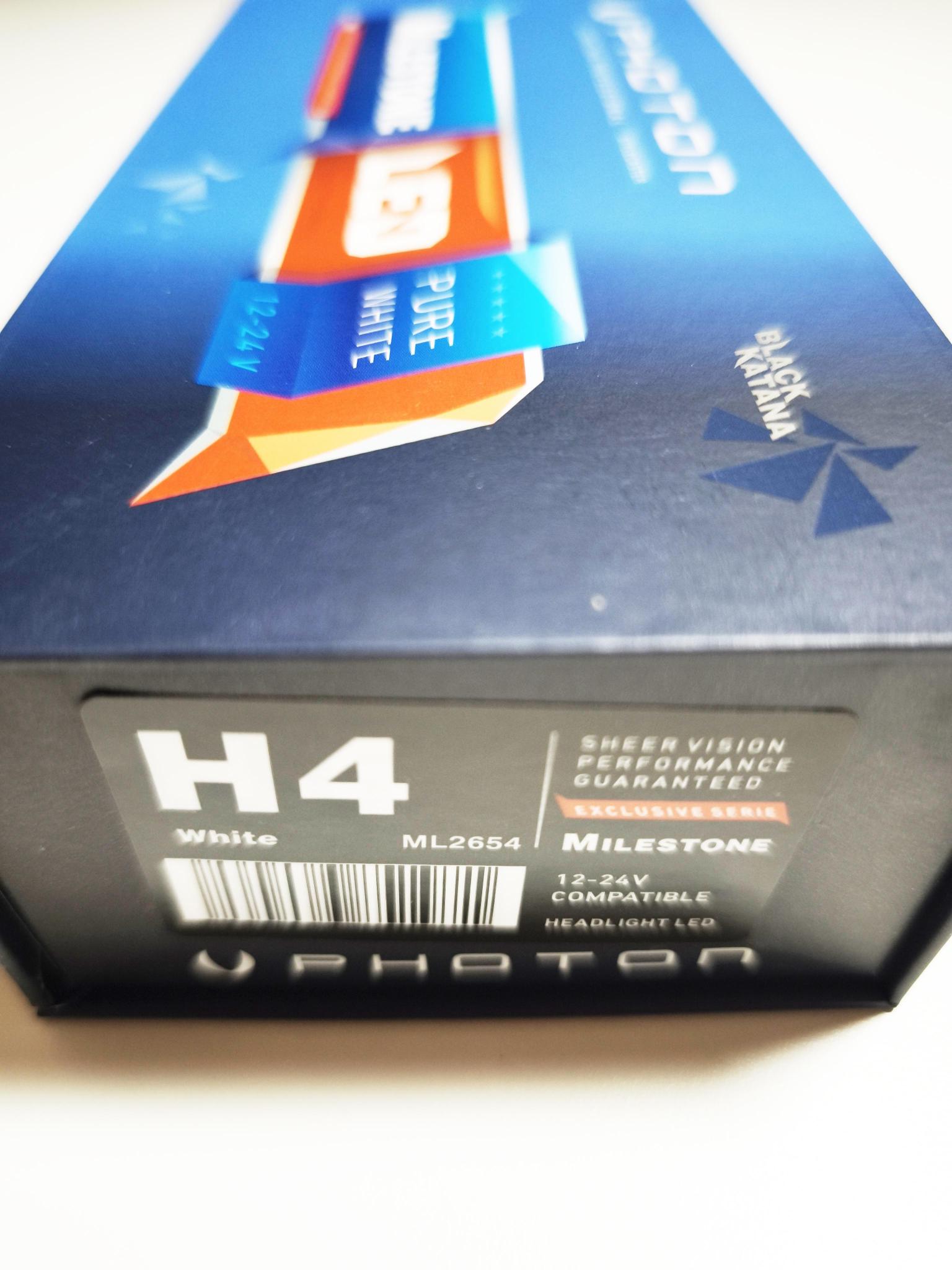 Photon Milestone H4 Led Xenon Black Katana Yeni Versiyon 2025