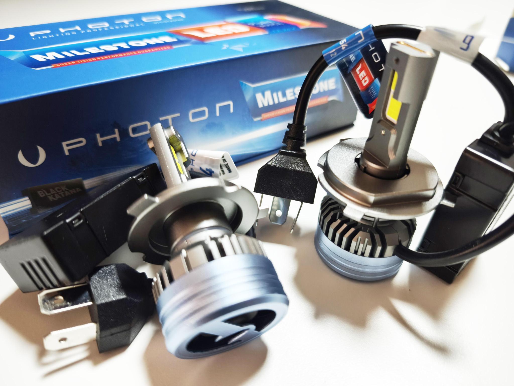 Photon Milestone H4 Led Xenon Black Katana Yeni Versiyon 2025