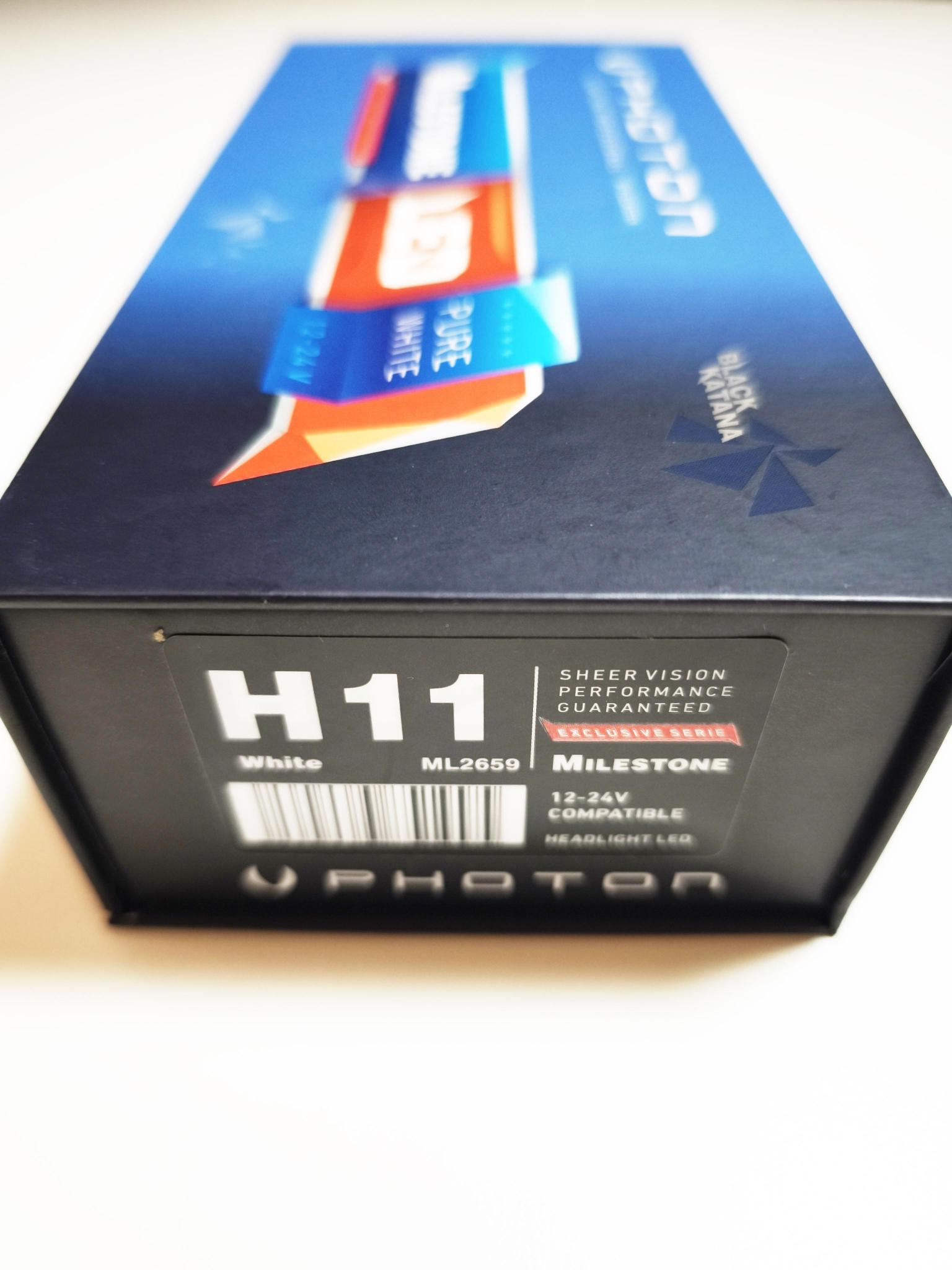 Photon Milestone H11  Led Xenon Black Katana Yeni Versiyon 2025