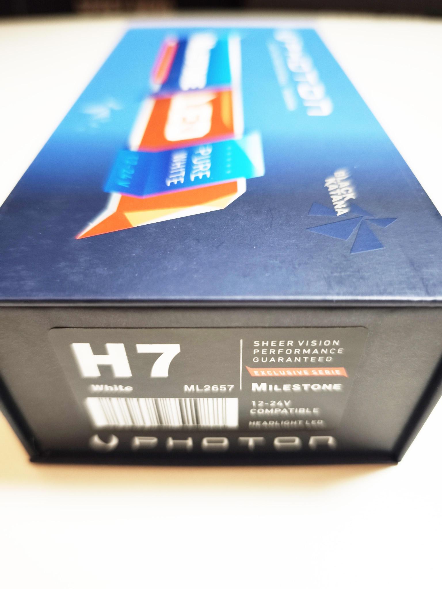 Photon Milestone H7 Led Xenon Black Katana Yeni Versiyon 2025