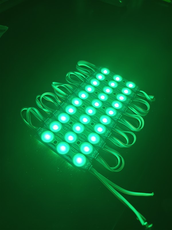 Parmak Led Lamba Yeşil 3 Led 140 Lümen 12 Volt 10,lu