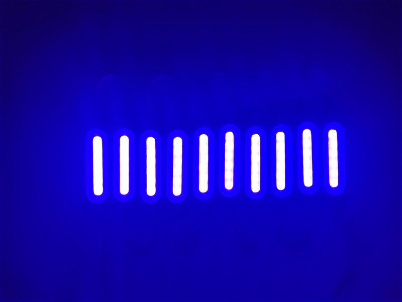 Replax Parmak Cob Led Mavi 12 Volt Su Geçirmez 10,lu 3m Bantlı Kesilebilir 0409971