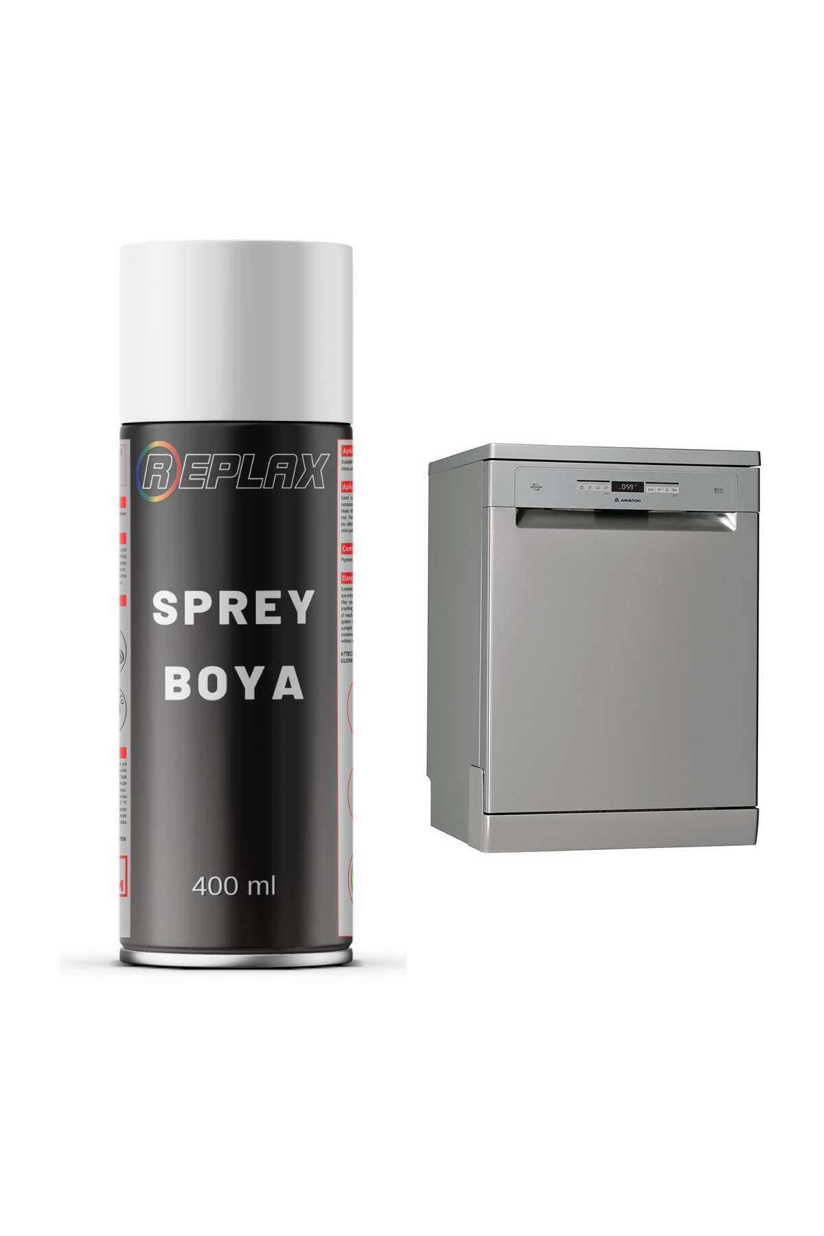 Inox Bulaşık Makinası Sprey Boya 400 Ml