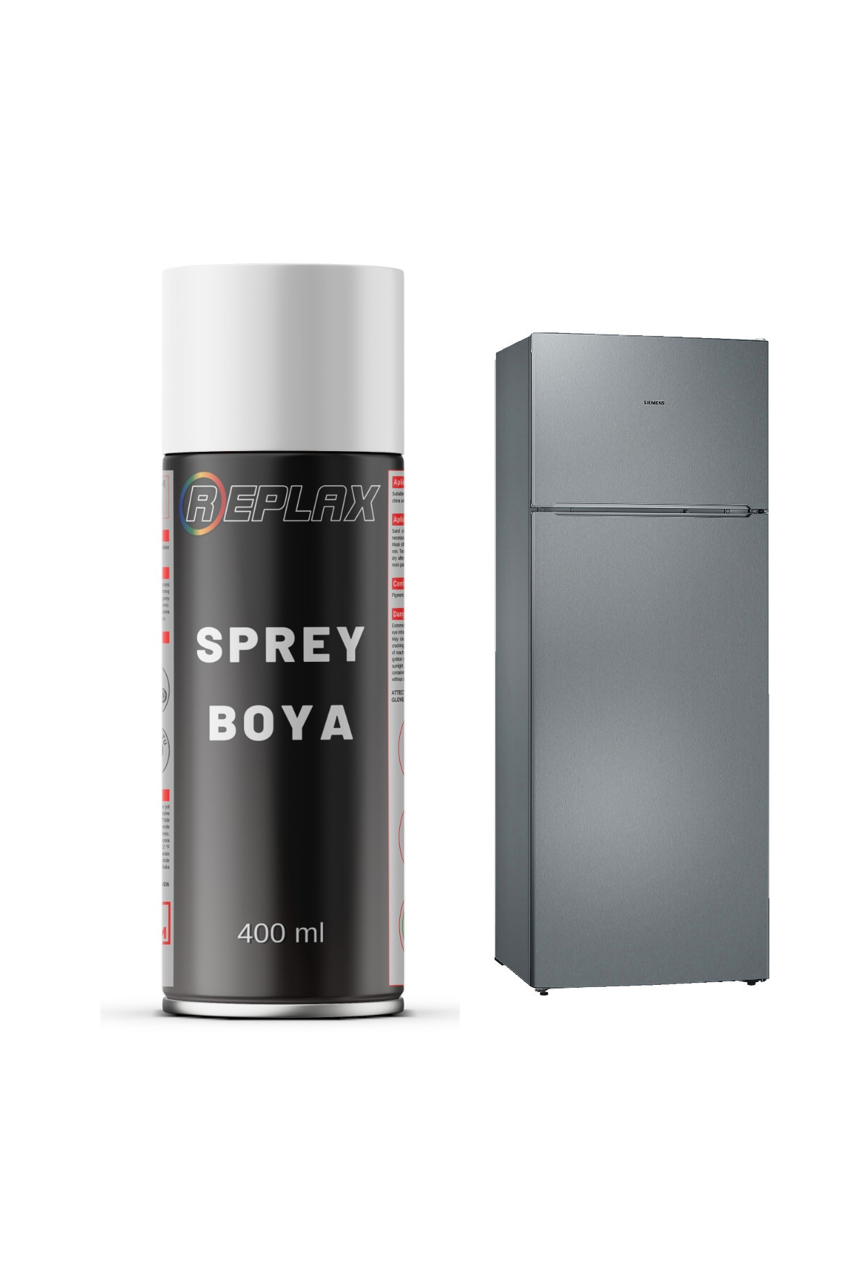 Inox Buzdolabı Sprey Boya 400 Ml