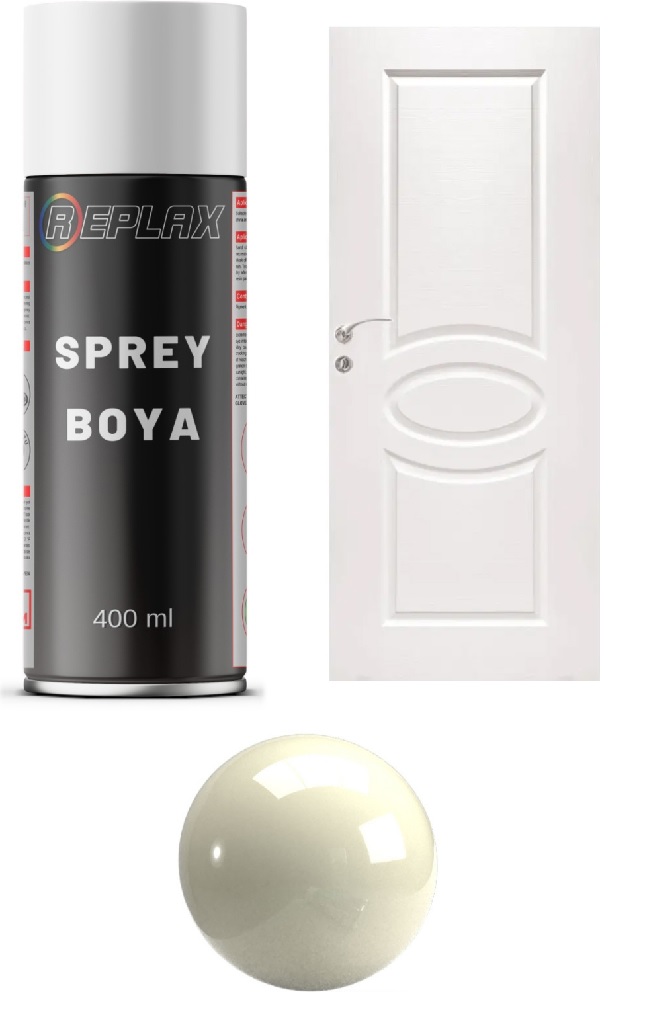Kırık%20Beyaz%20Amerikan%20Kapı%20Sprey%20Boyası%20400%20Ml