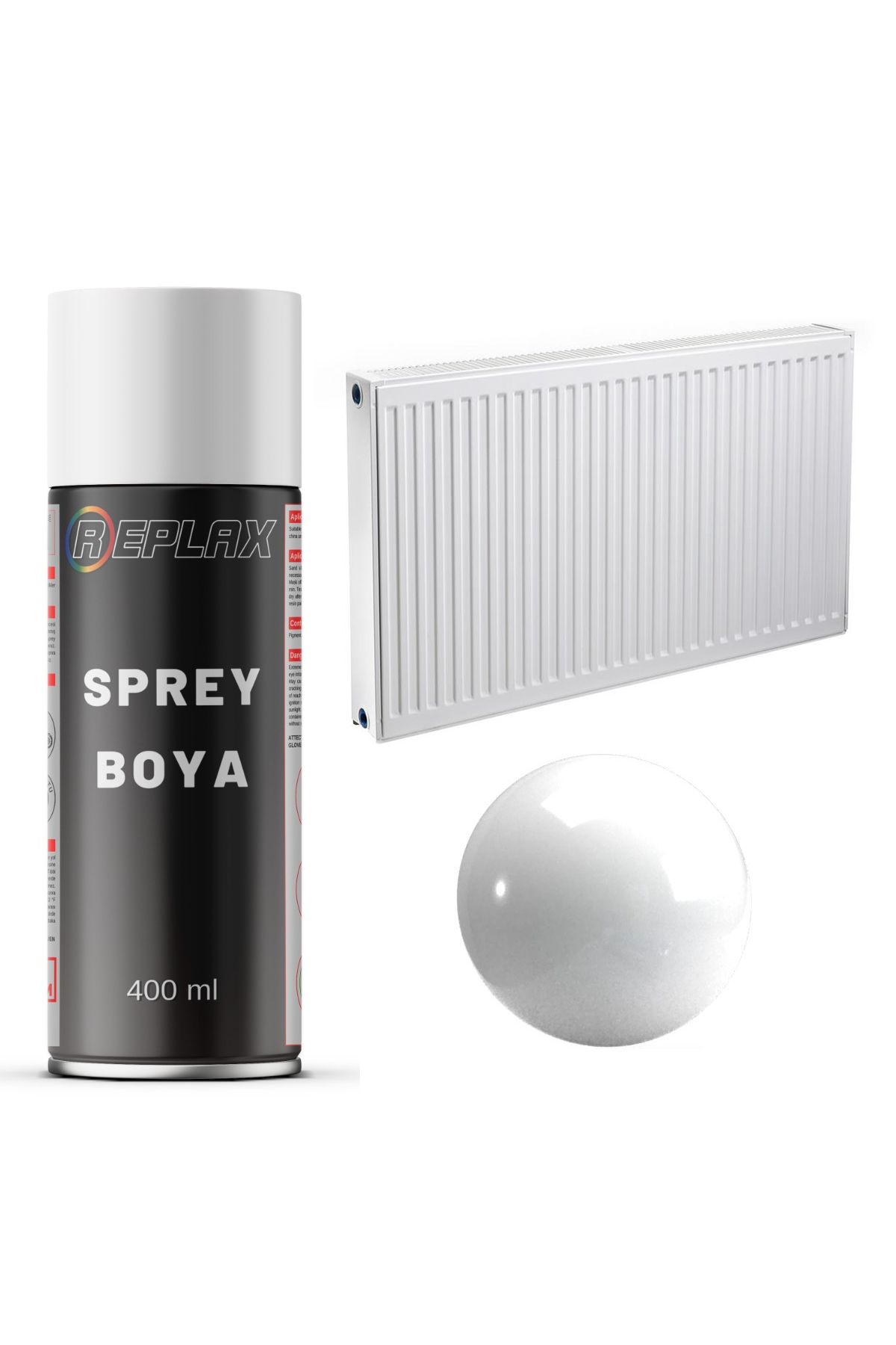 Beyaz Radyatör Kalorifer Petek Sprey Boyası 400 ml