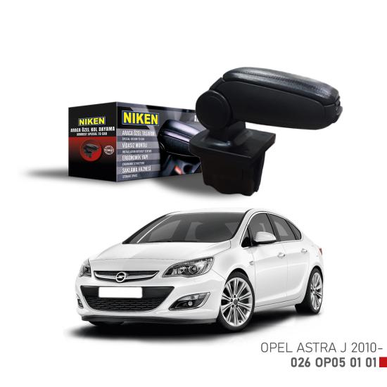 Opel Astra J 2010 Sonrası Araca Özel Kol Dayama Siyah