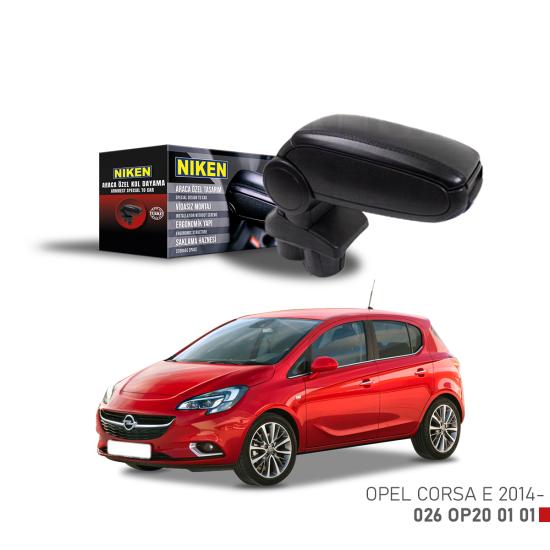 Opel Corsa E 2014 Sonrası Araca Özel Kol Dayama Siyah